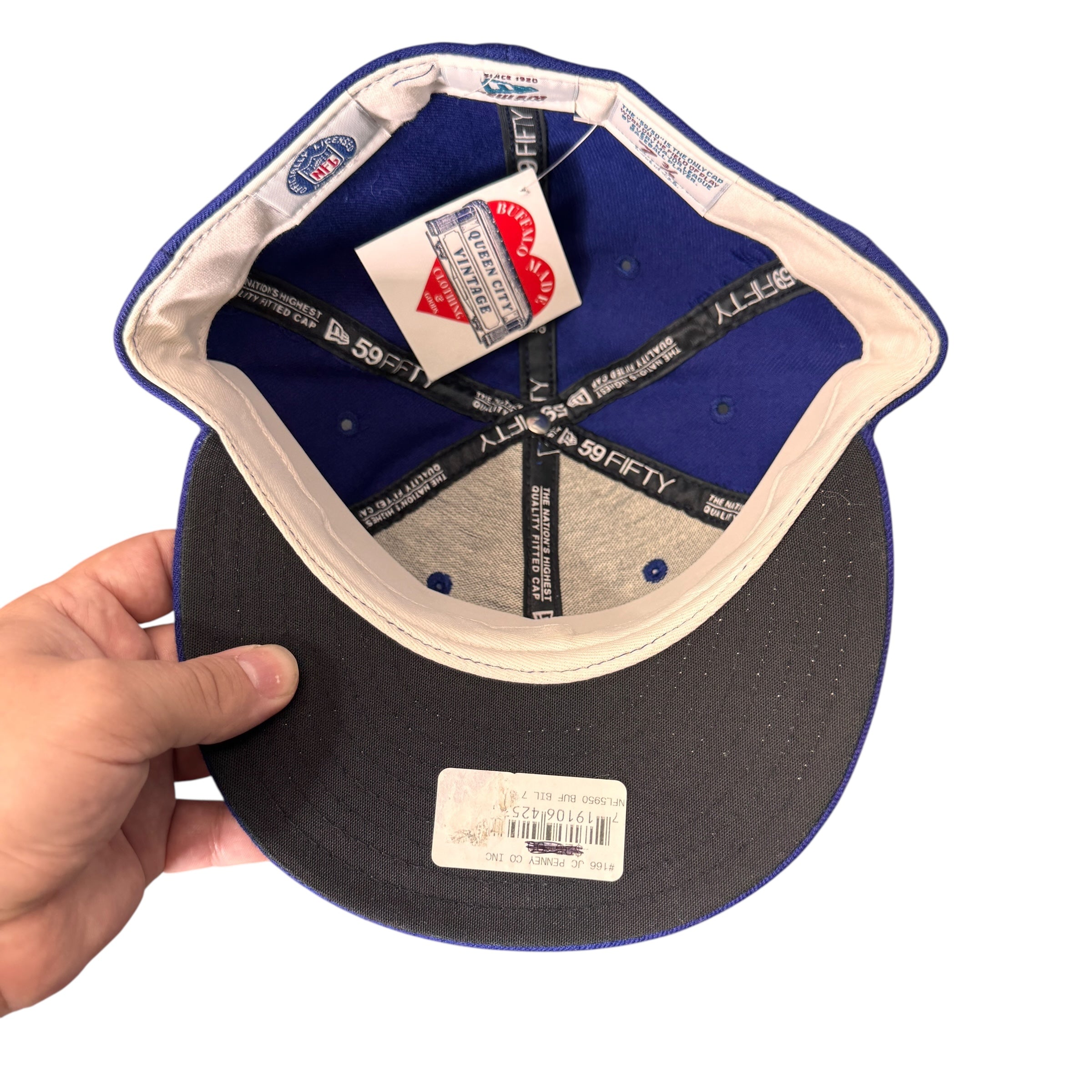 Vintage Buffalo Bills 7 3/8 Fitted Hat