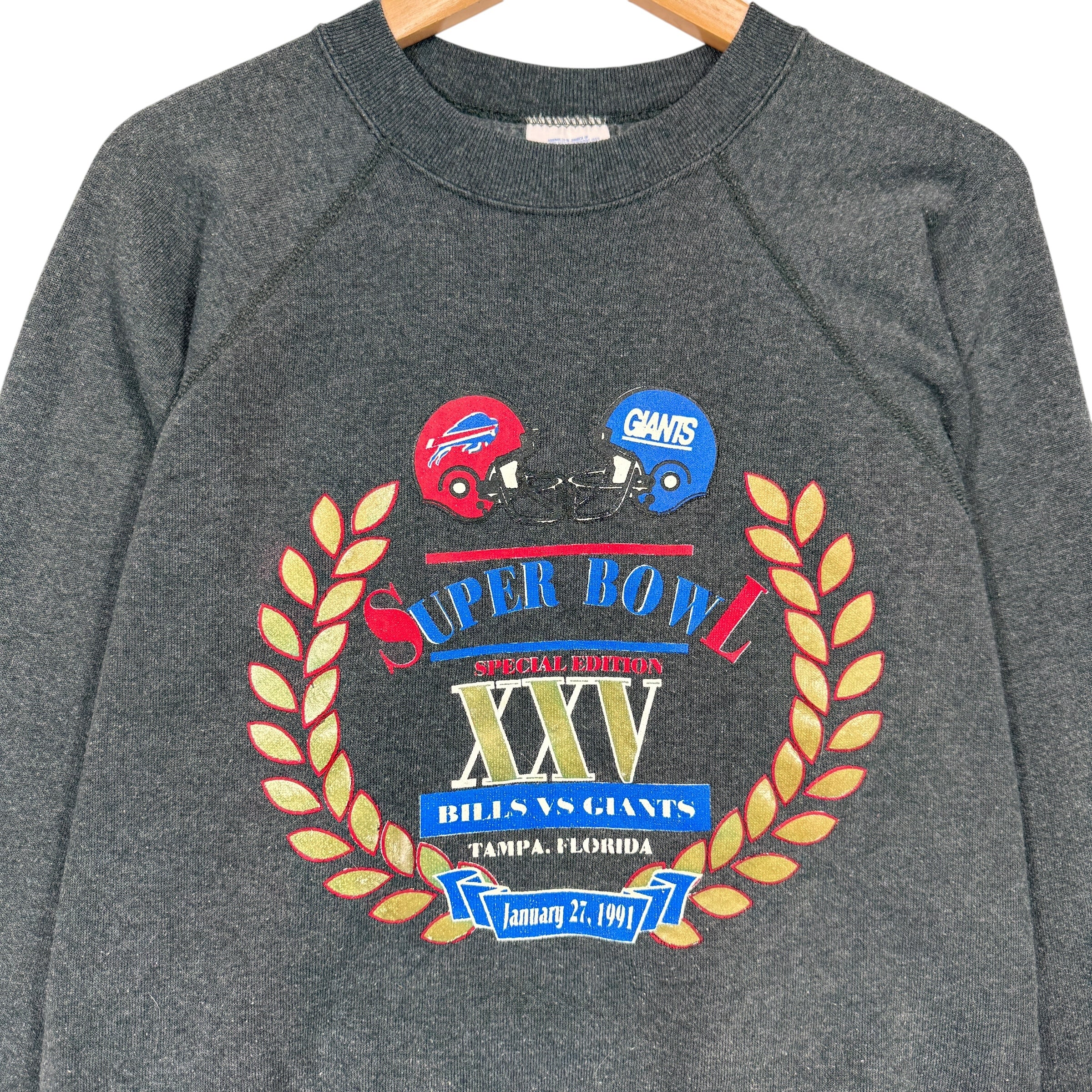 Vintage Buffalo Bills 1991 Super Bowl Crewneck Sweatshirt Large