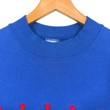 Vintage Buffalo Bills Embroidered Mock Neck Sweatshirt Large