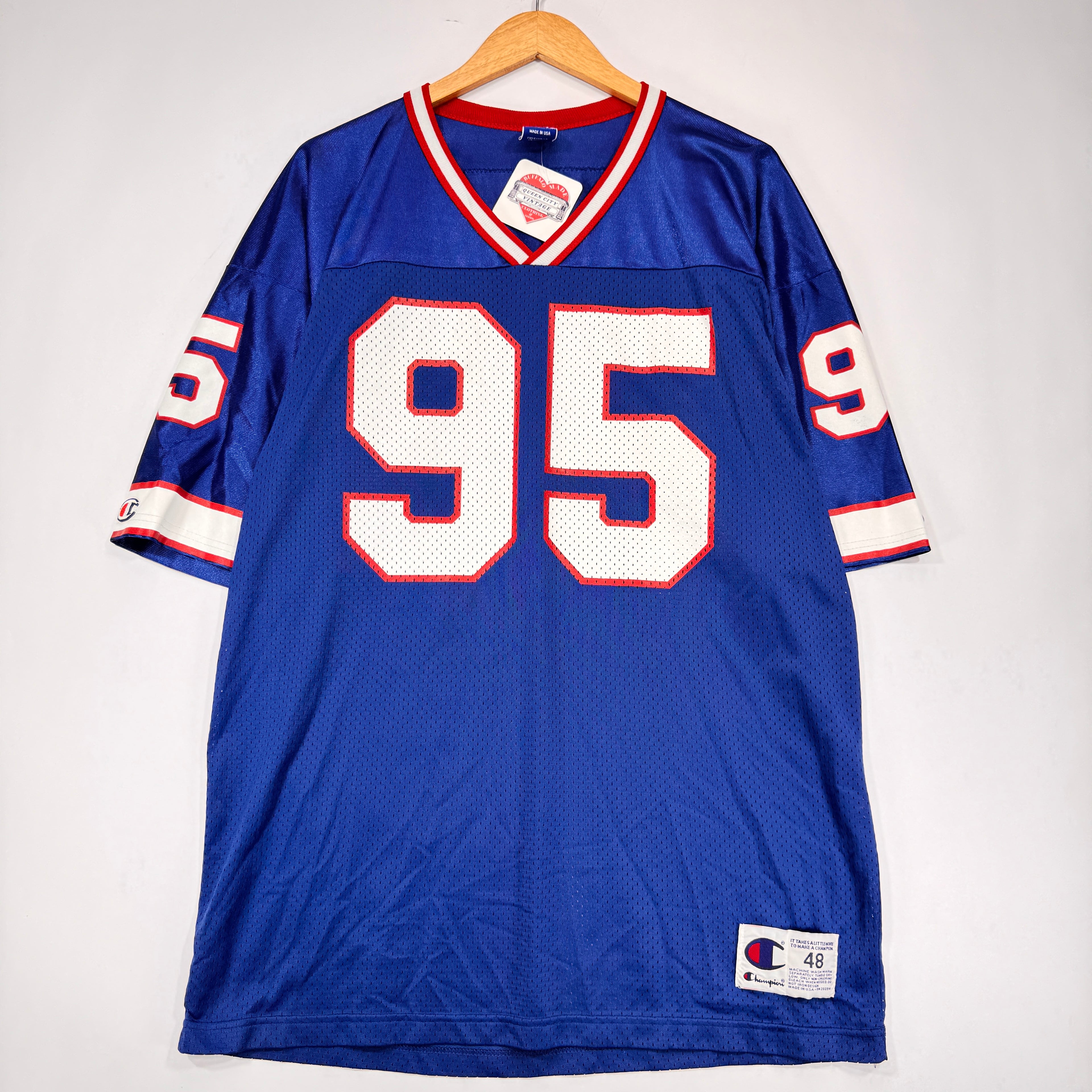 Vintage Buffalo Bills Paup #95 Jersey Shirt XL