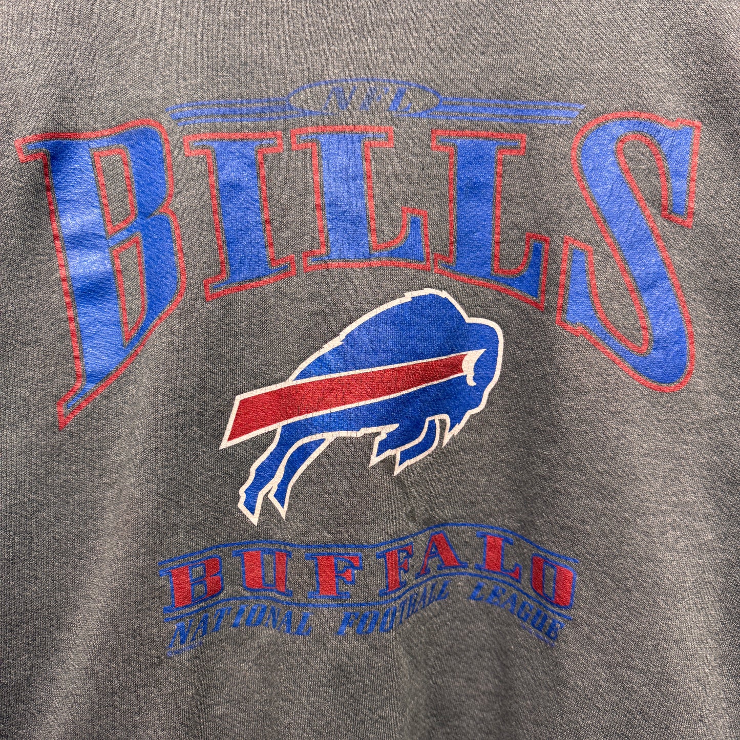 Vintage Buffalo Bills Overdyed Crewneck Sweatshirt XL