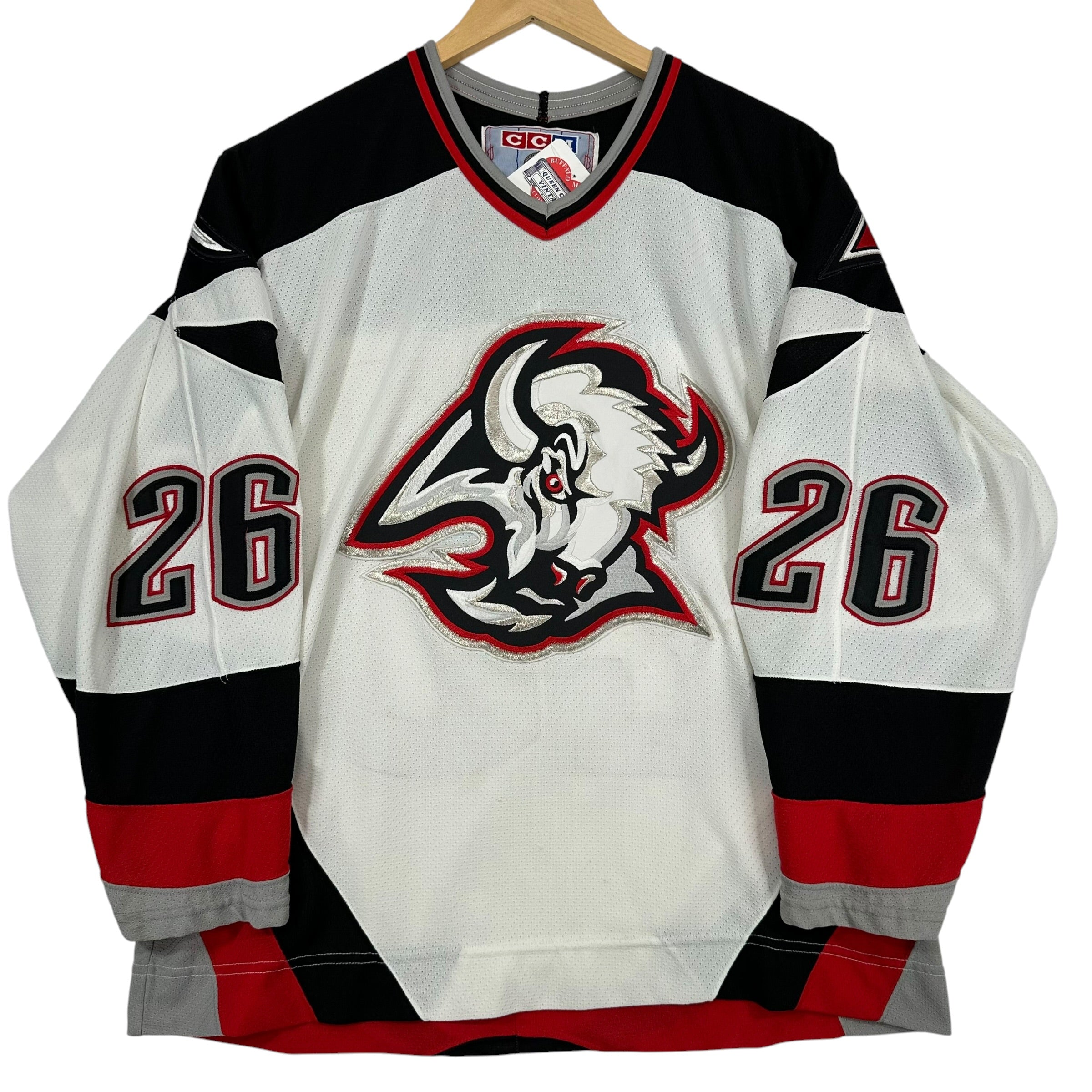 Vintage Buffalo Sabres Derek Plante Jersey Large