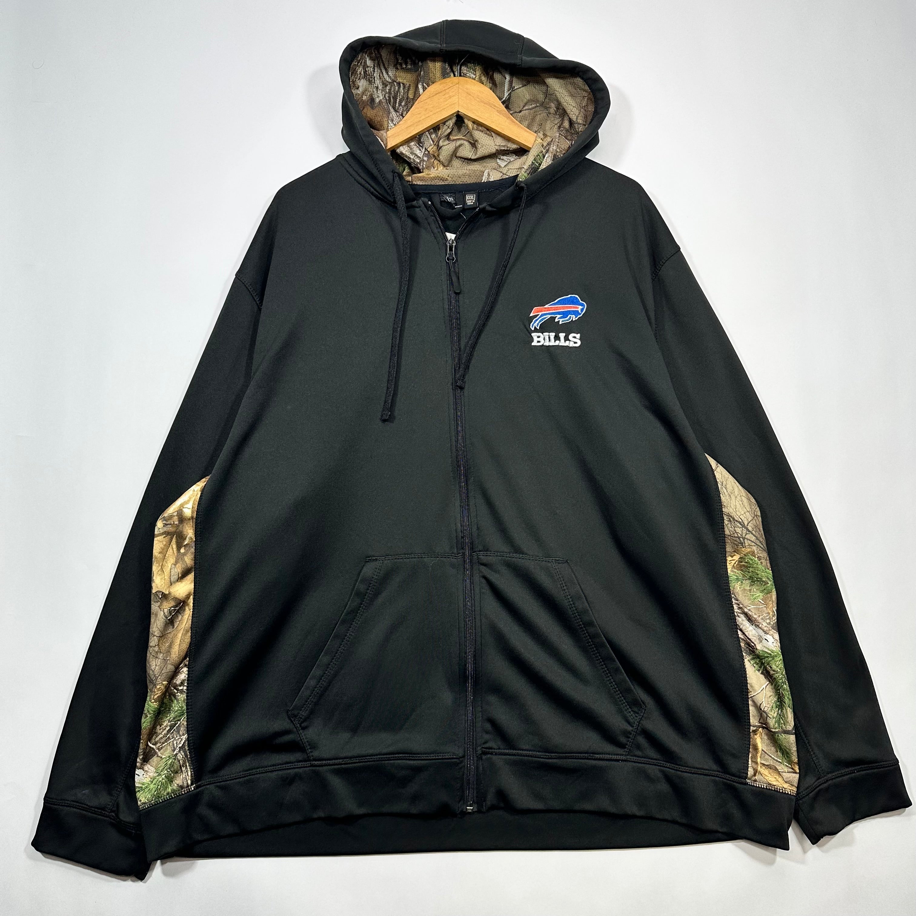 Buffalo Bills Camo Zip Up Hoodie Sweatshirt XXXL