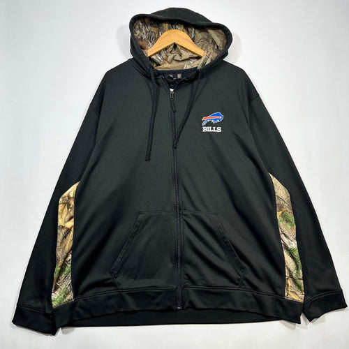 Buffalo Bills Camo Zip Up Hoodie Sweatshirt XXXL