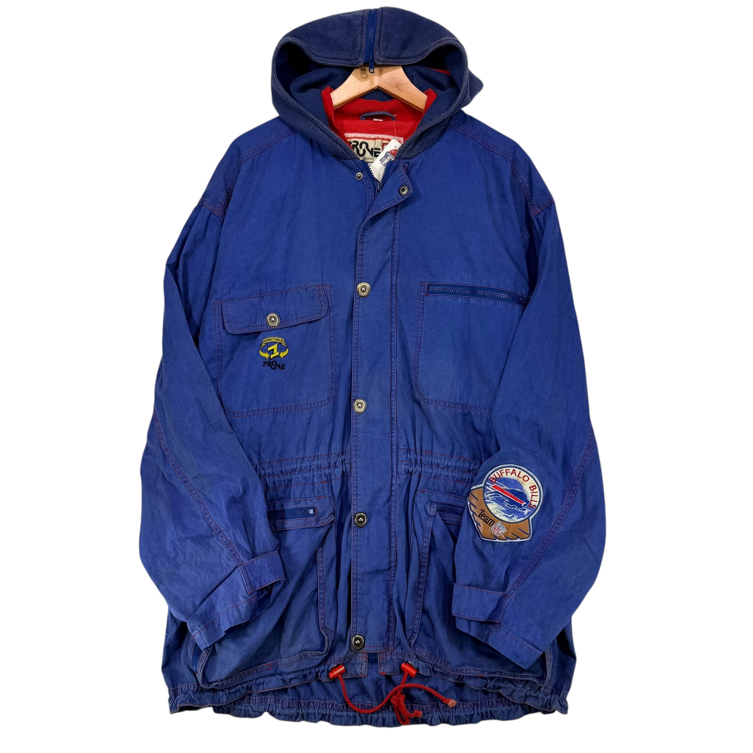 Vintage Buffalo Bills Light Weight Parka Jacket Large