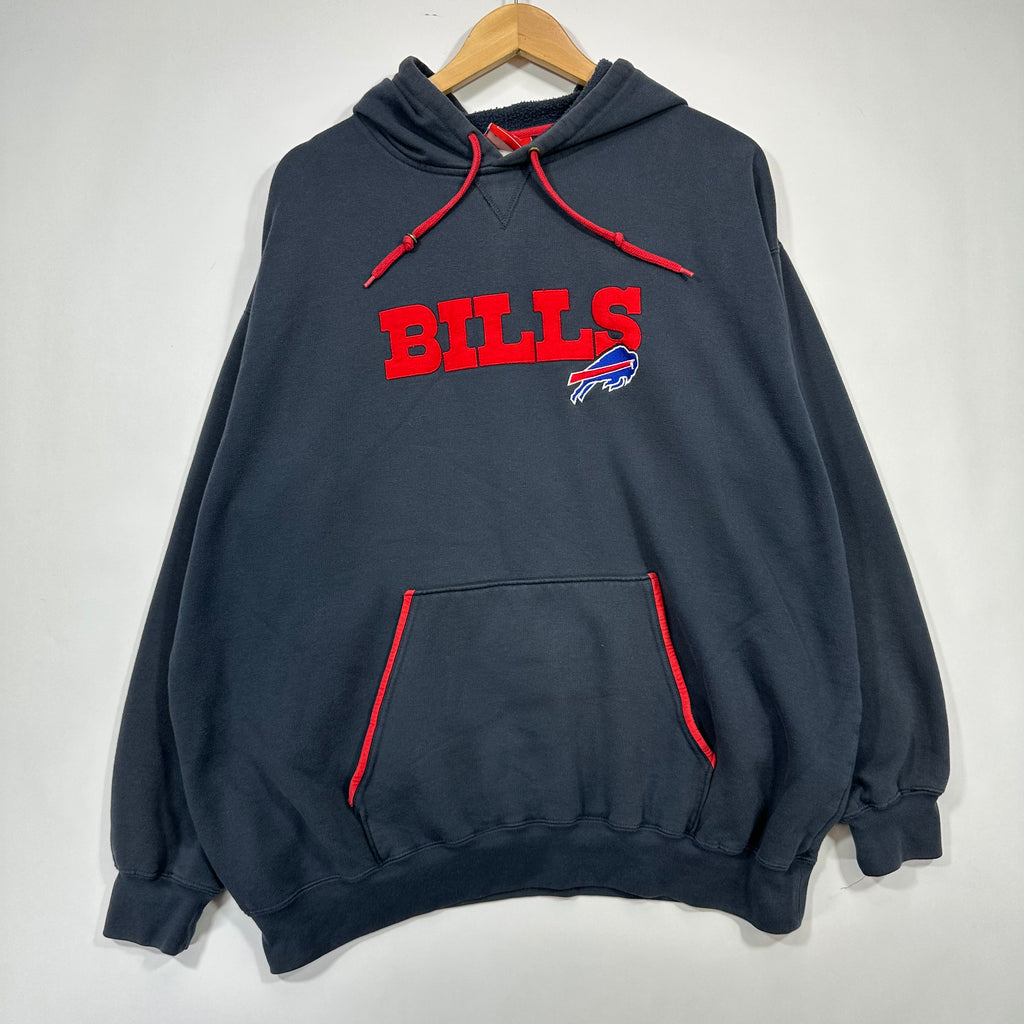 Vintage Buffalo Bills Embroidered Hoodie Sweatshirt XXL