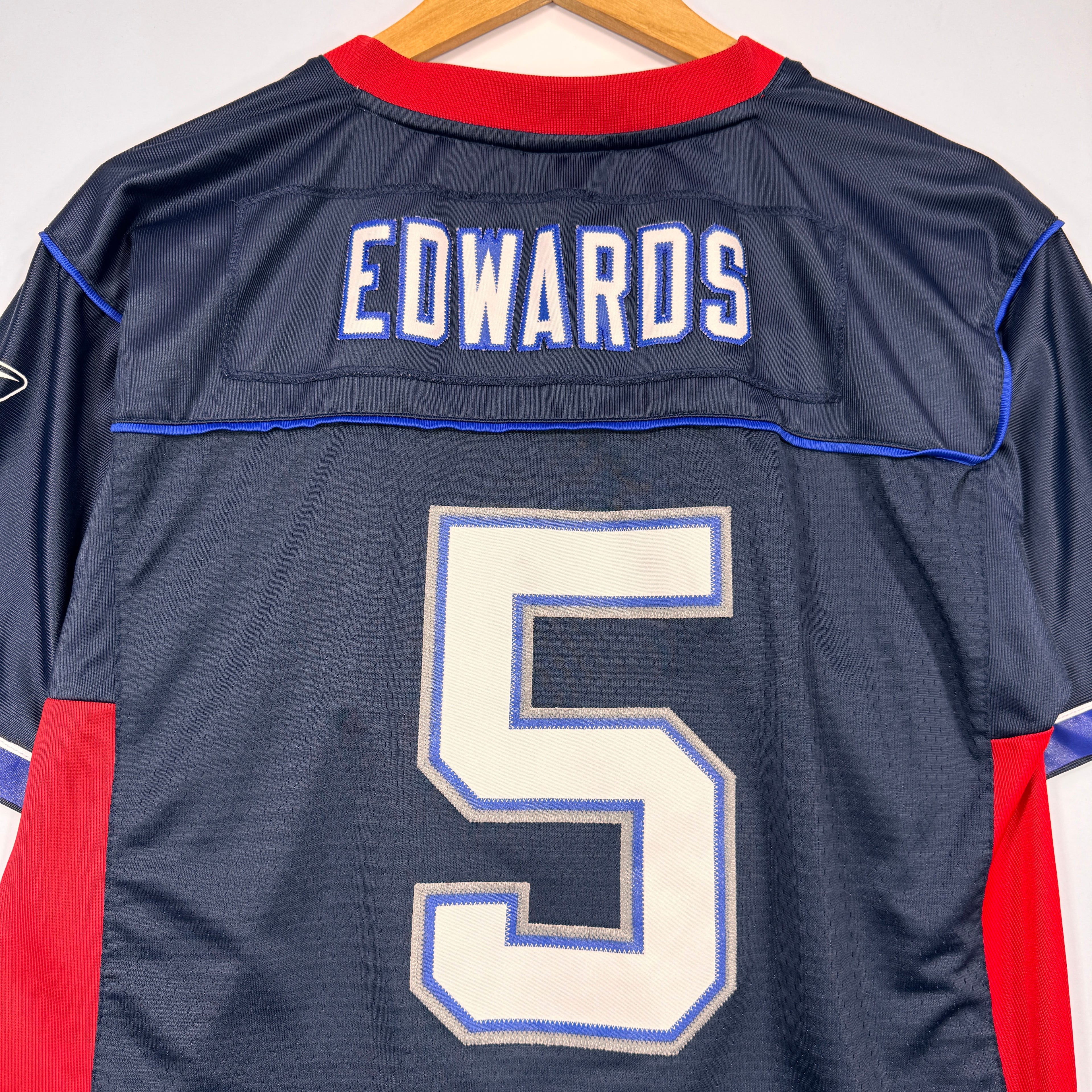 Vintage Buffalo Bills Edwards #5 Jersey Shirt XL