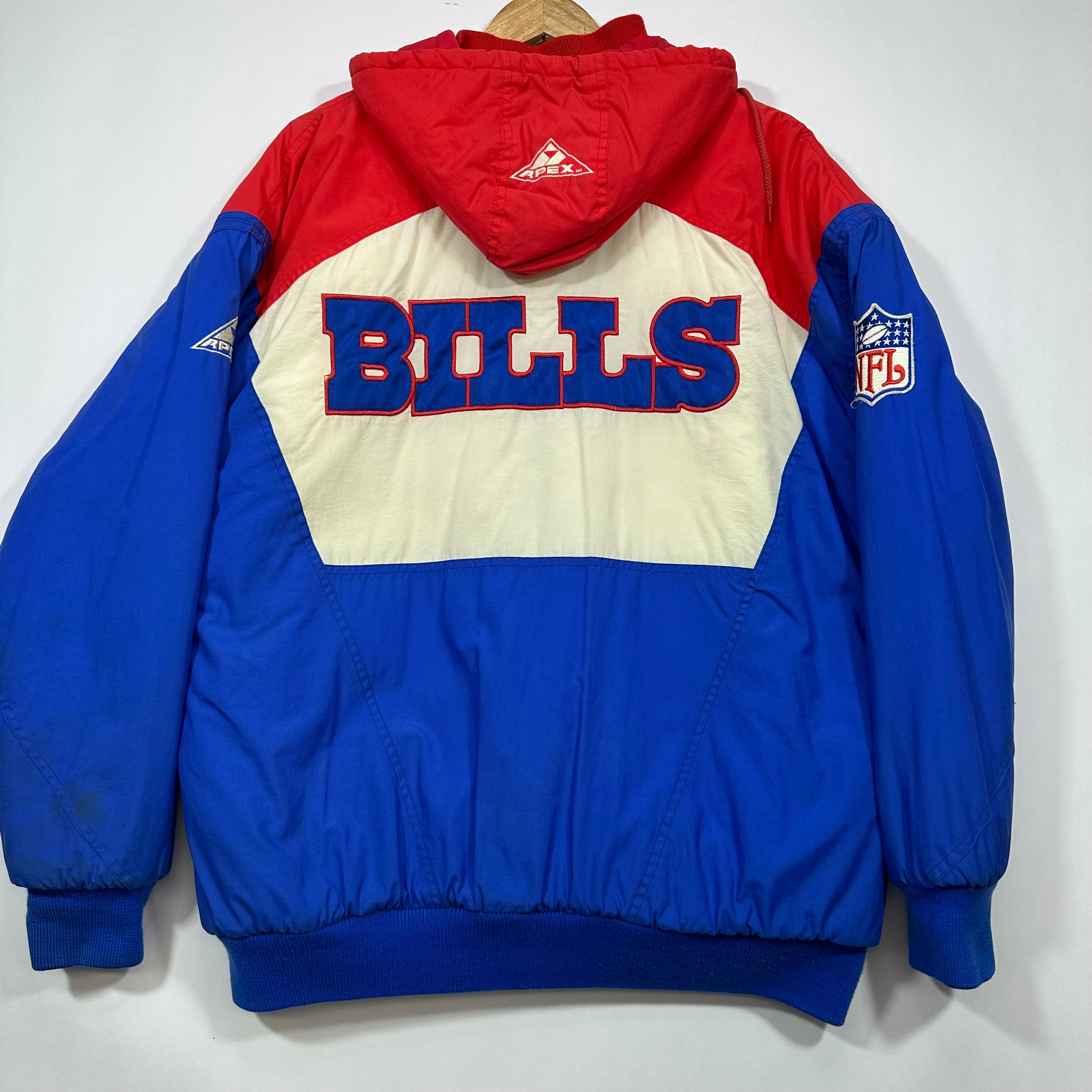 Vintage Buffalo Bills Apex Puffer Jacket Large