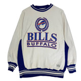 Vintage Buffalo Bills Color Block Crewneck Sweatshirt XL