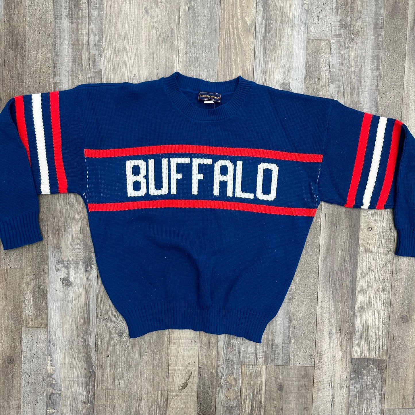 Vintage Buffalo Bills Sweater Sweatshirt Large