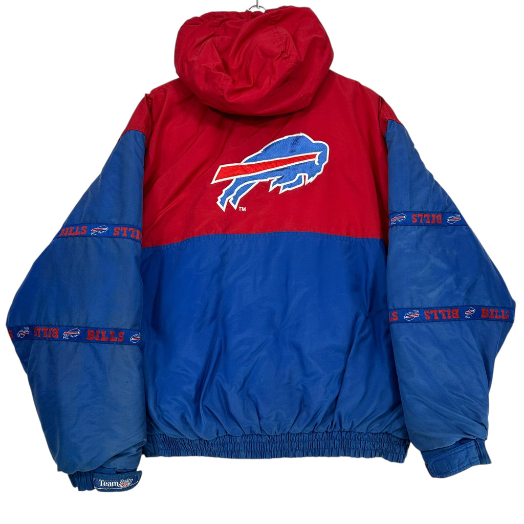 Vintage Buffalo Bills Pullover Puffer Jacket XL