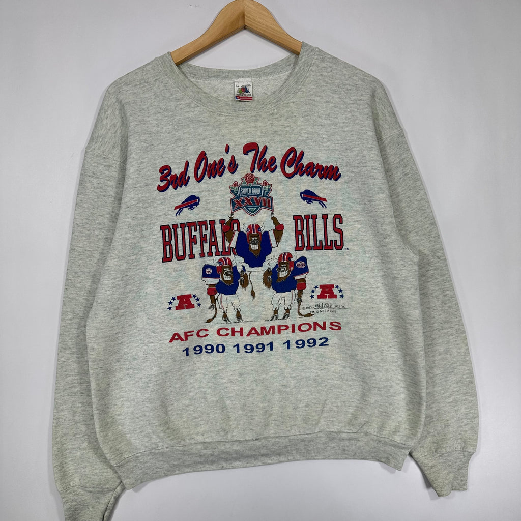Vintage Buffalo Bills 1992 AFC Champs Crewneck Sweatshirt XL