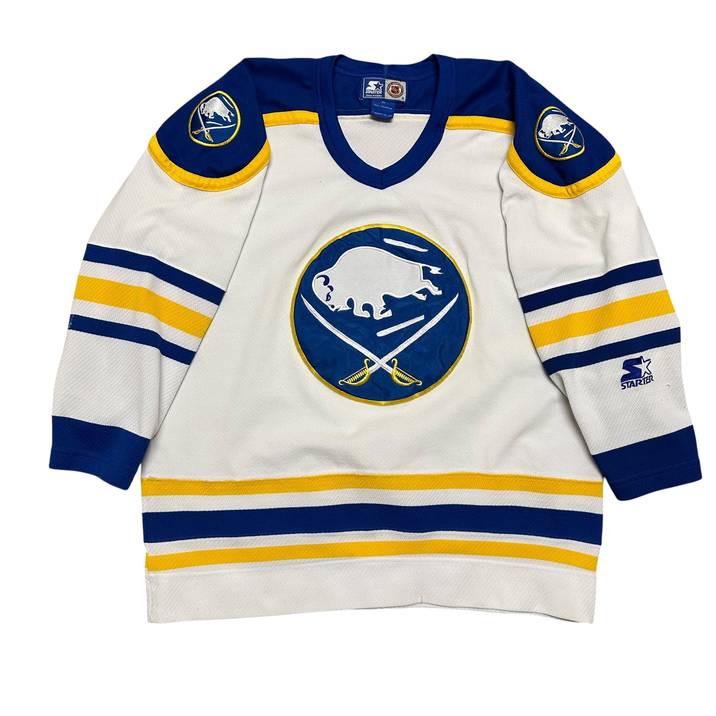 Vintage Buffalo Sabres Starter Jersey Large