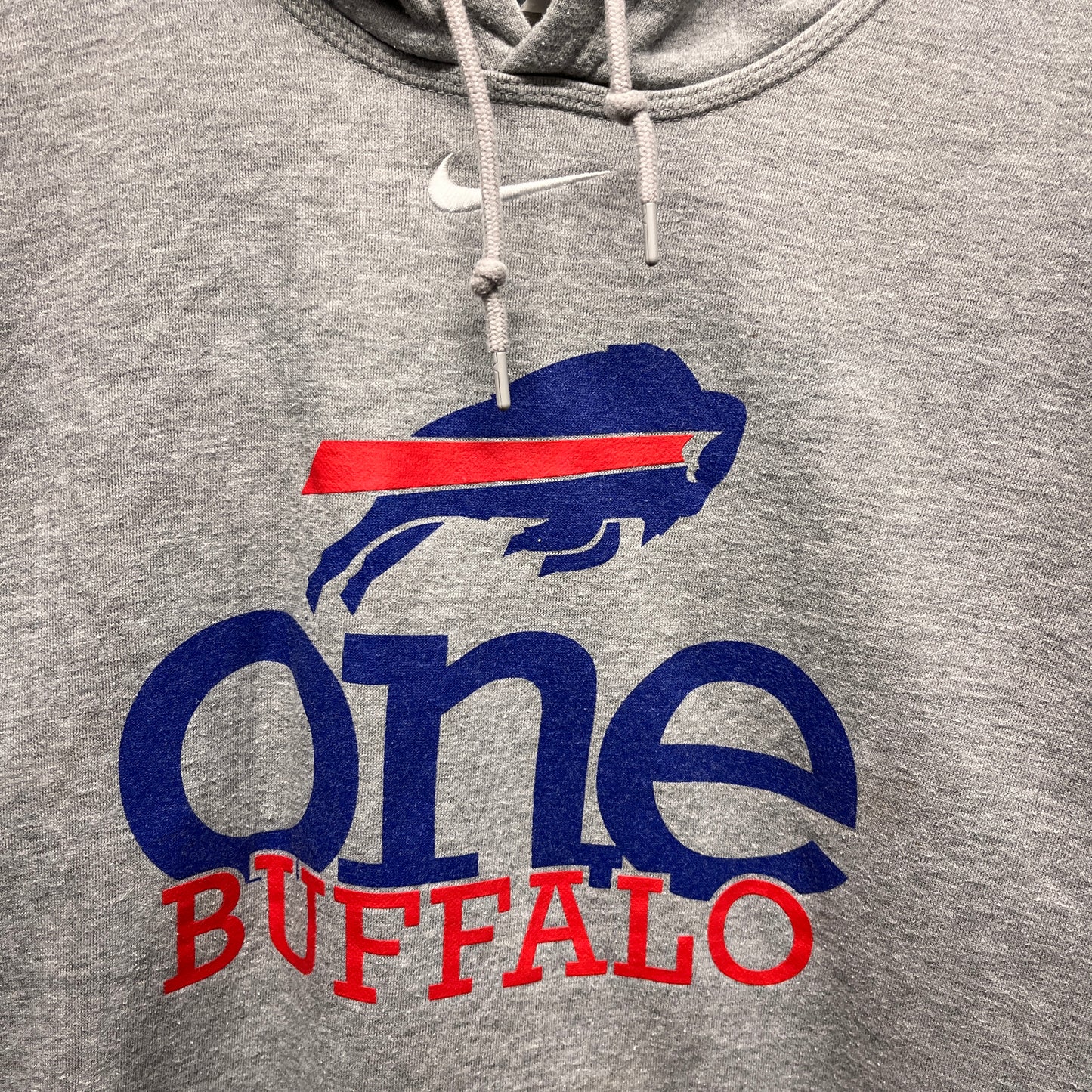 Buffalo Bills Nike Center Swoosh One Buffalo Hoodie Sweatshirt Large