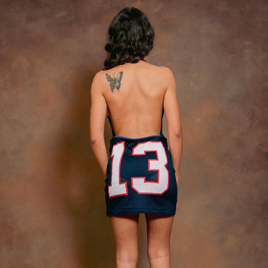 Vintage Buffalo Bills Upcycled Custom Jersey Dress Small