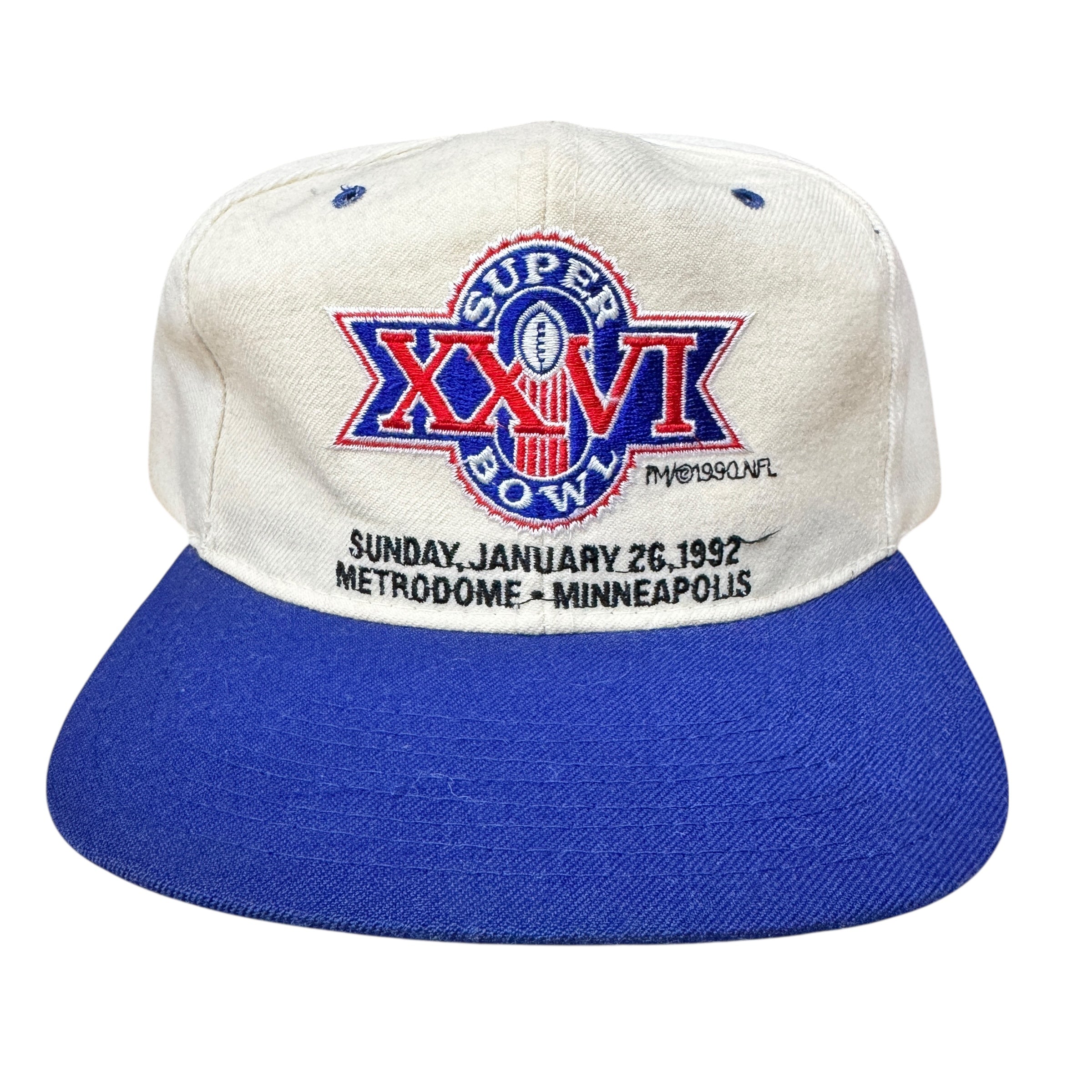 Vintage Buffalo Bills Super Bowl XXVI Snapback Hat