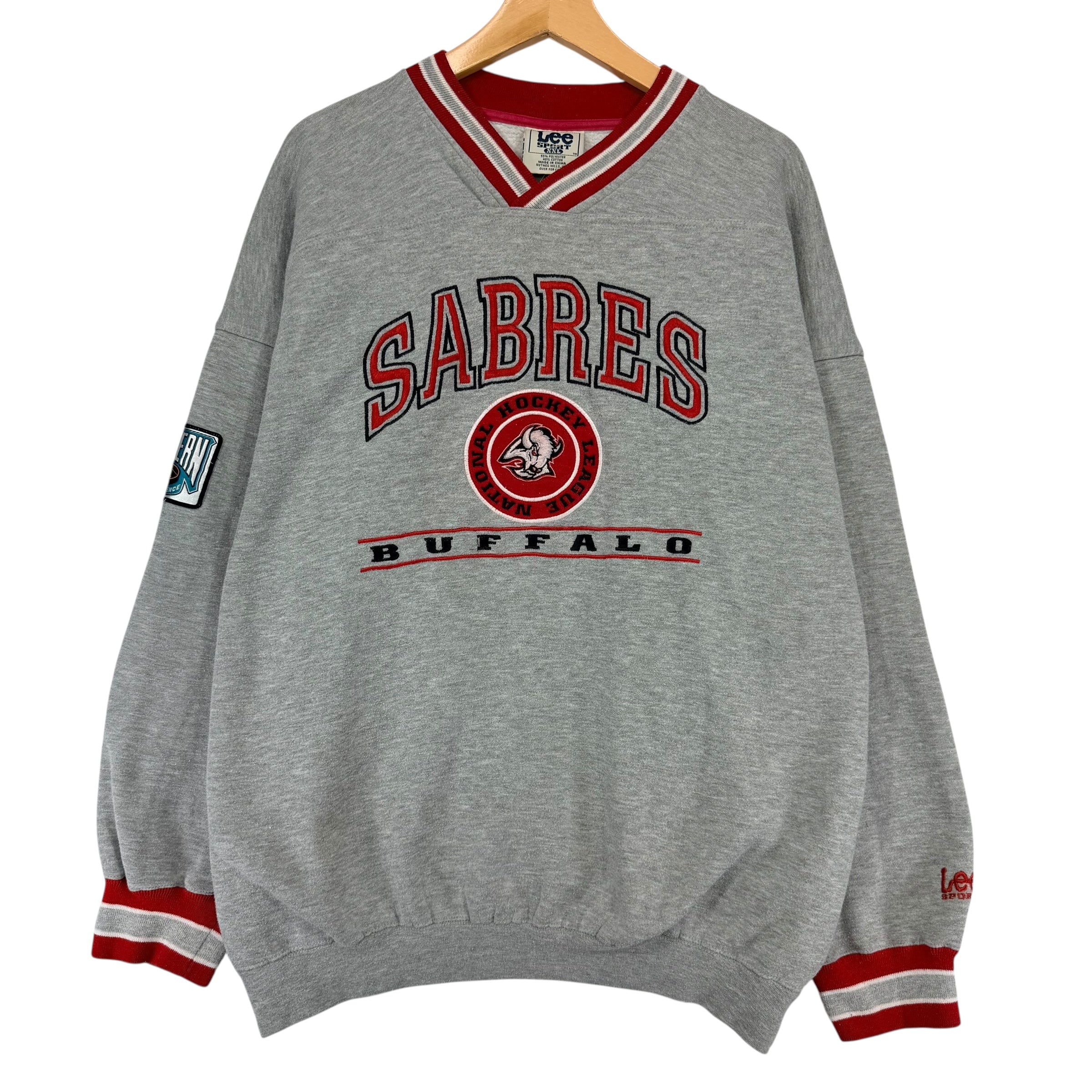 Vintage Buffalo Sabres Embroidered Crewneck Sweatshirt XL