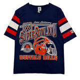 Vintage Buffalo Bills 3/4 Sleeve 1991 Super Bowl Shirt Small