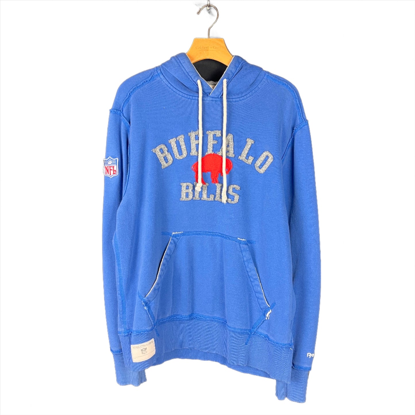 Vintage Buffalo Bills Hoodie Sweatshirt Size Small