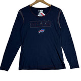Vintage Y2K Buffalo Bills Embroidered Long Sleeve Shirt Women’s Medium