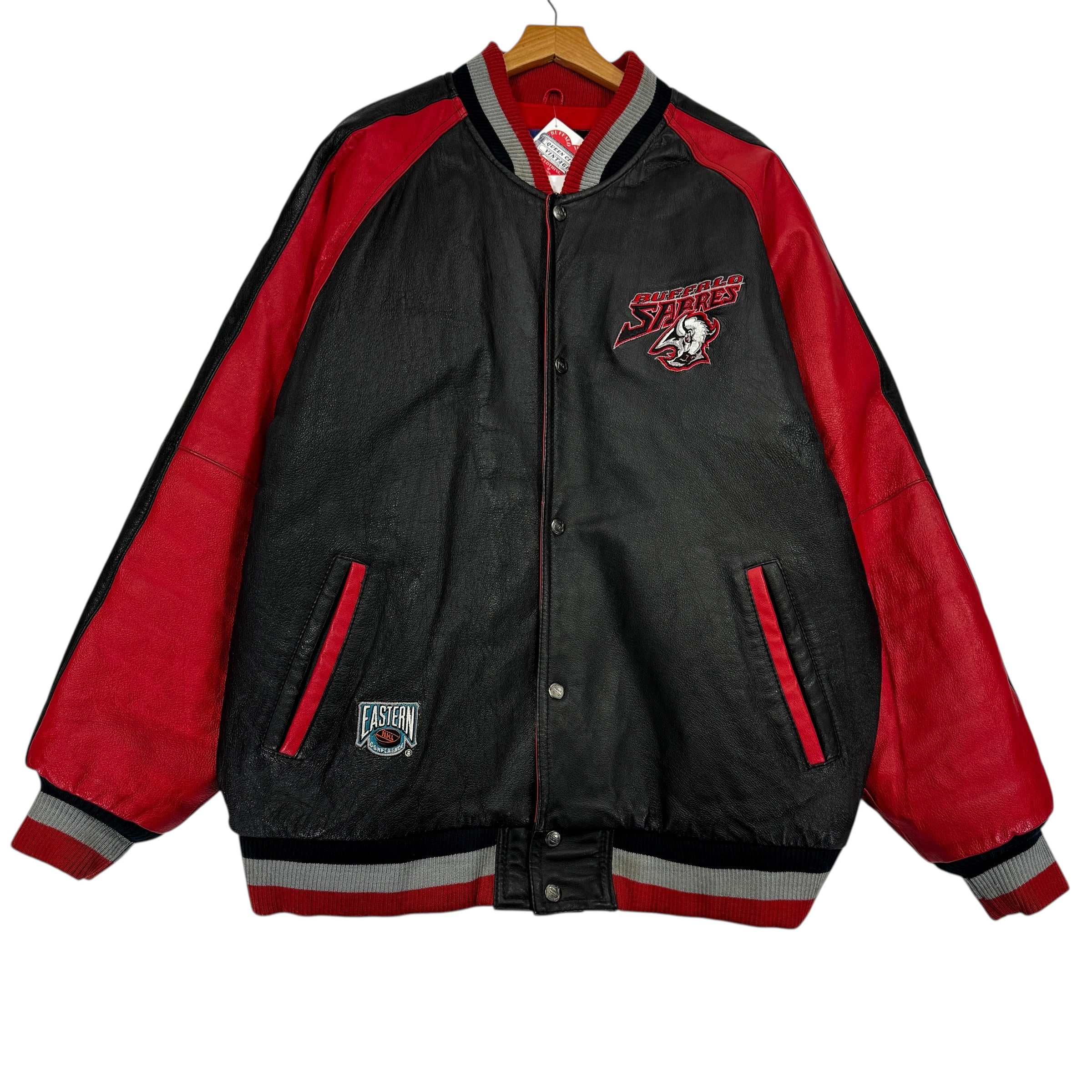 Vintage Buffalo Sabres Leather Jacket XL