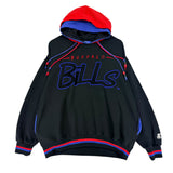 Vintage Buffalo Bills Starter Double Hood Hoodie Sweatshirt Large