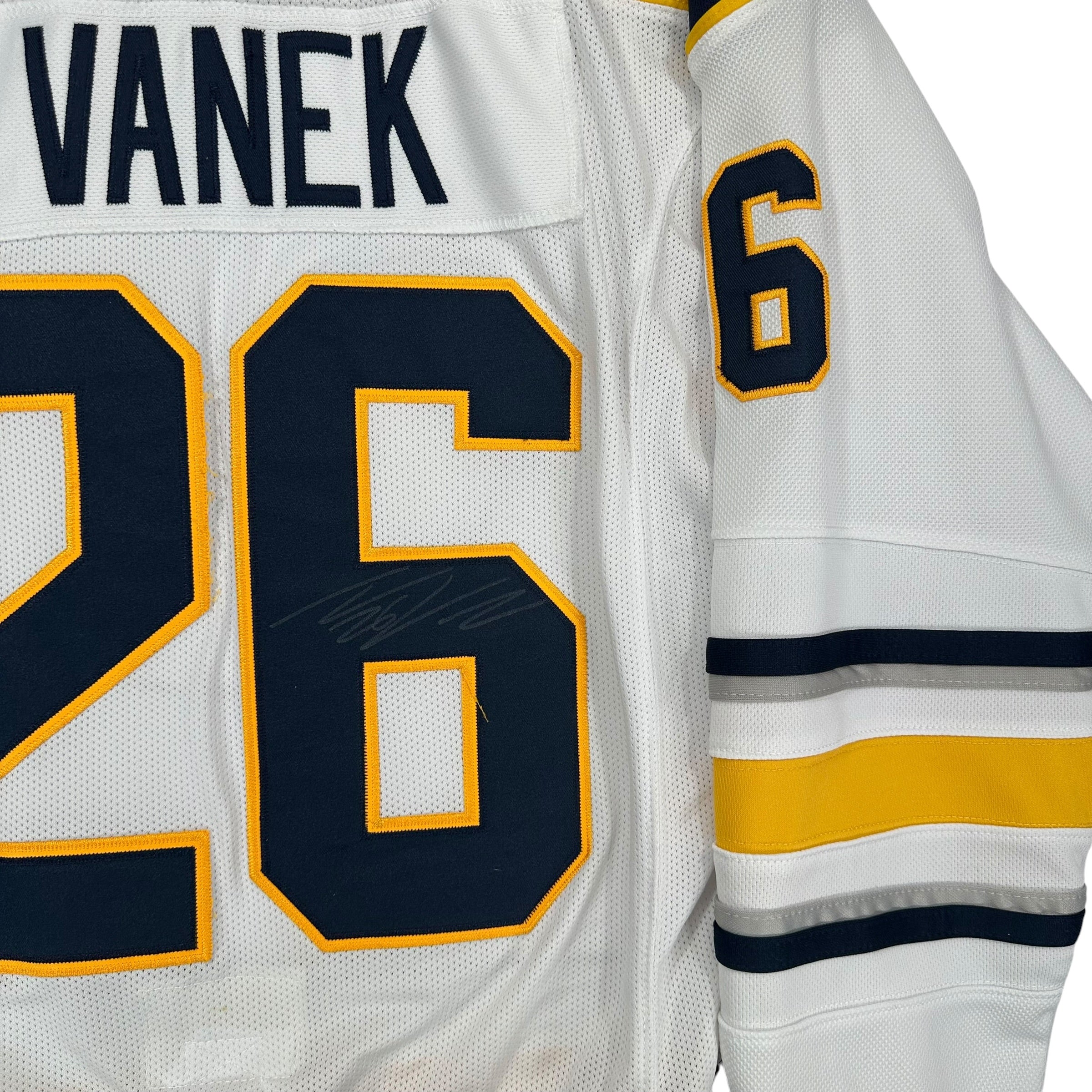 Vintage Buffalo Sabres Signed Vanek Jersey SIZE 52 XL