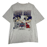 Vintage Buffalo Bills 1993 Super Bowl Cartoon Shirt XL