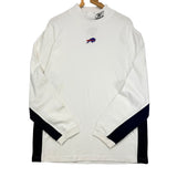 Vintage Buffalo Bills Mock Neck Long Sleeve Shirt Large