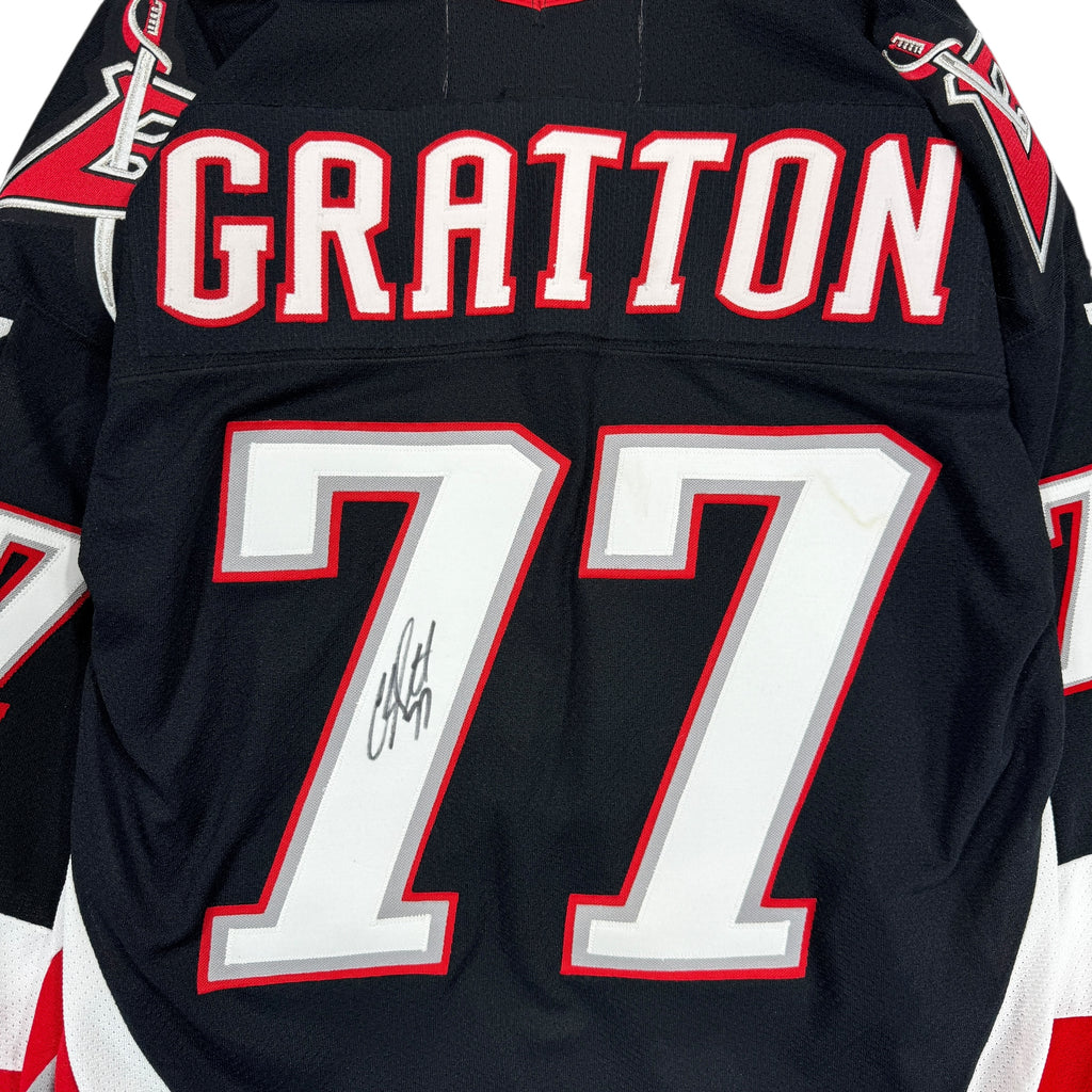 Vintage Buffalo Sabres Chris Gratton Jersey Shirt Medium