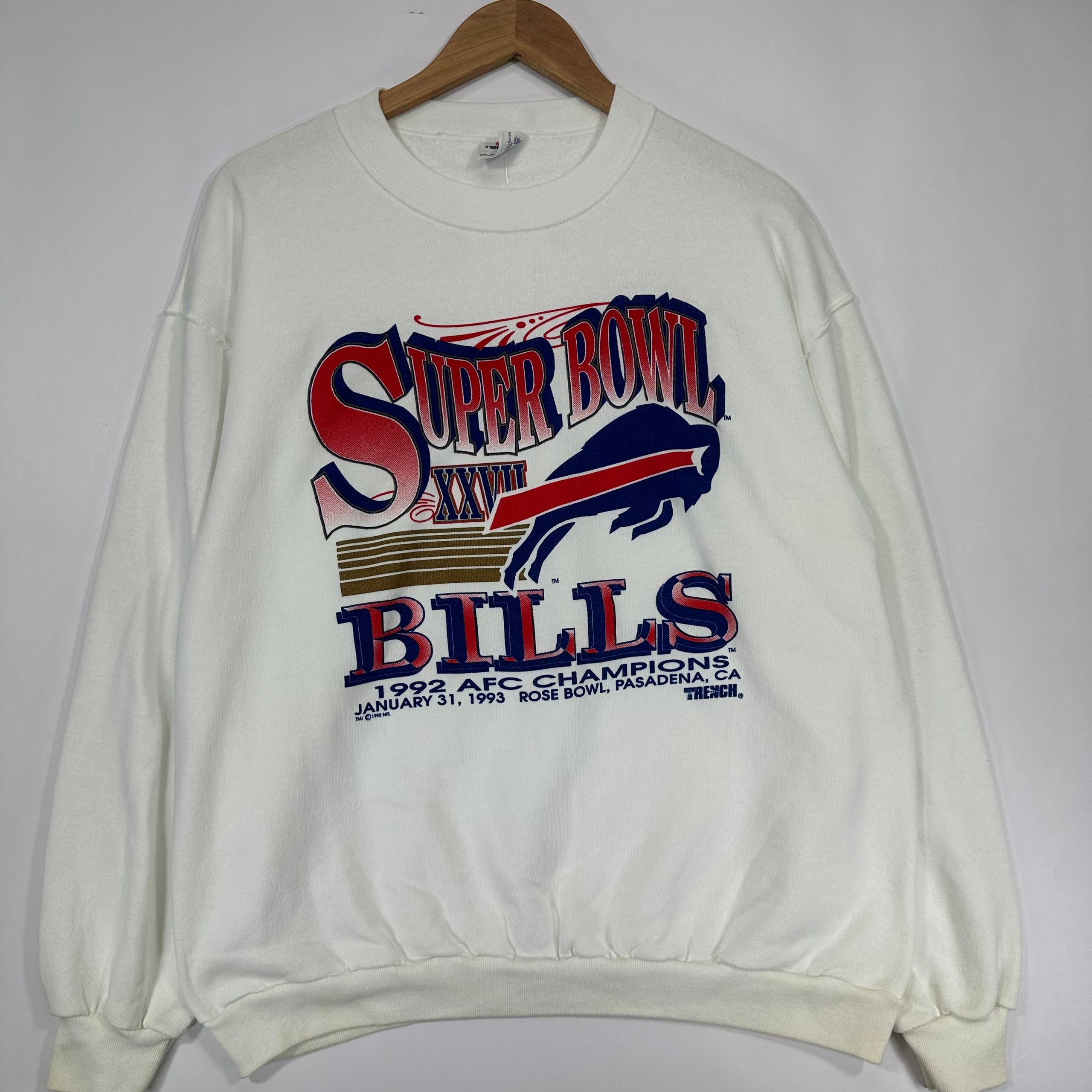 Vintage Buffalo Bills 1992 AFC Champs Crewneck Sweatshirt XL