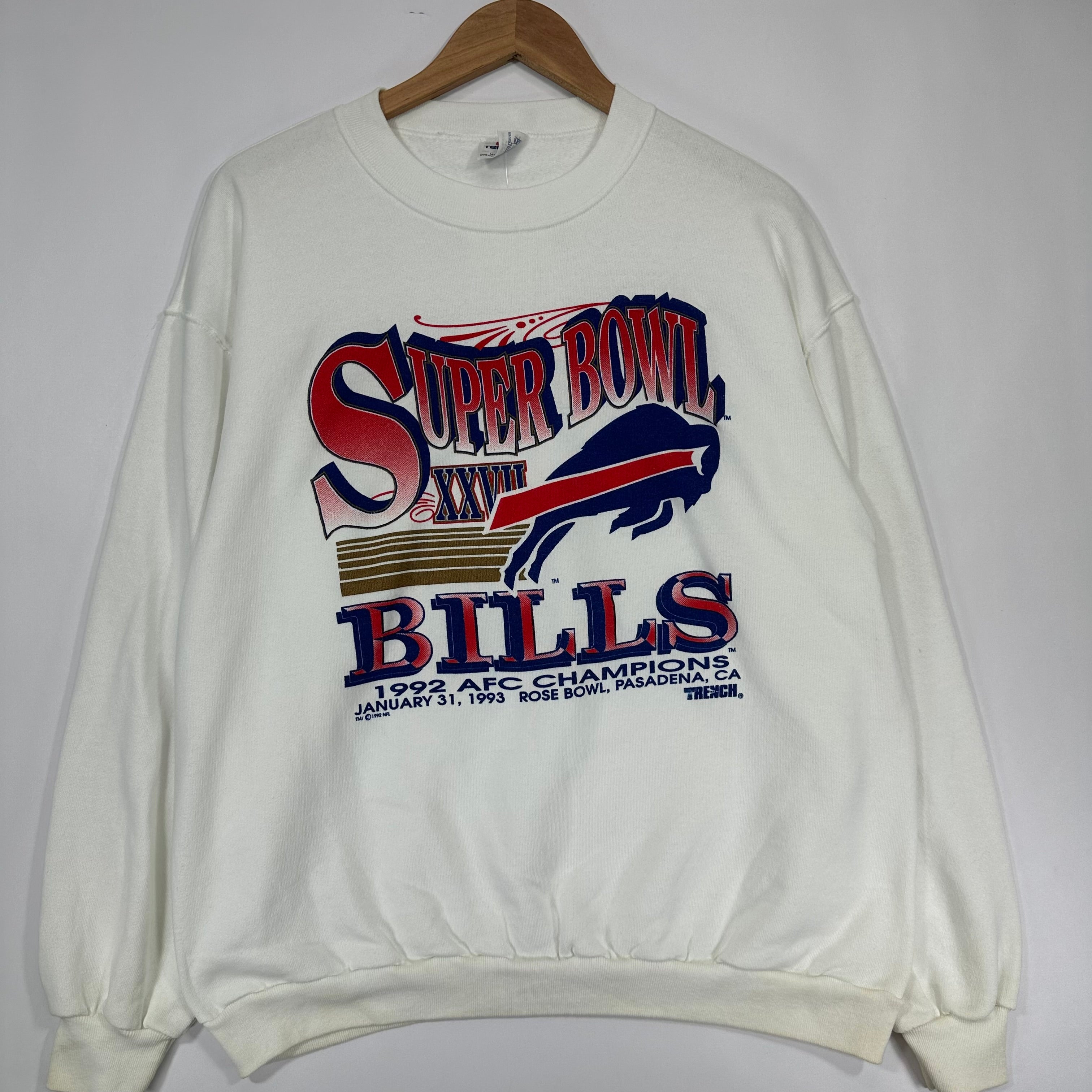 Vintage Buffalo Bills 1992 AFC Champs Crewneck Sweatshirt XL
