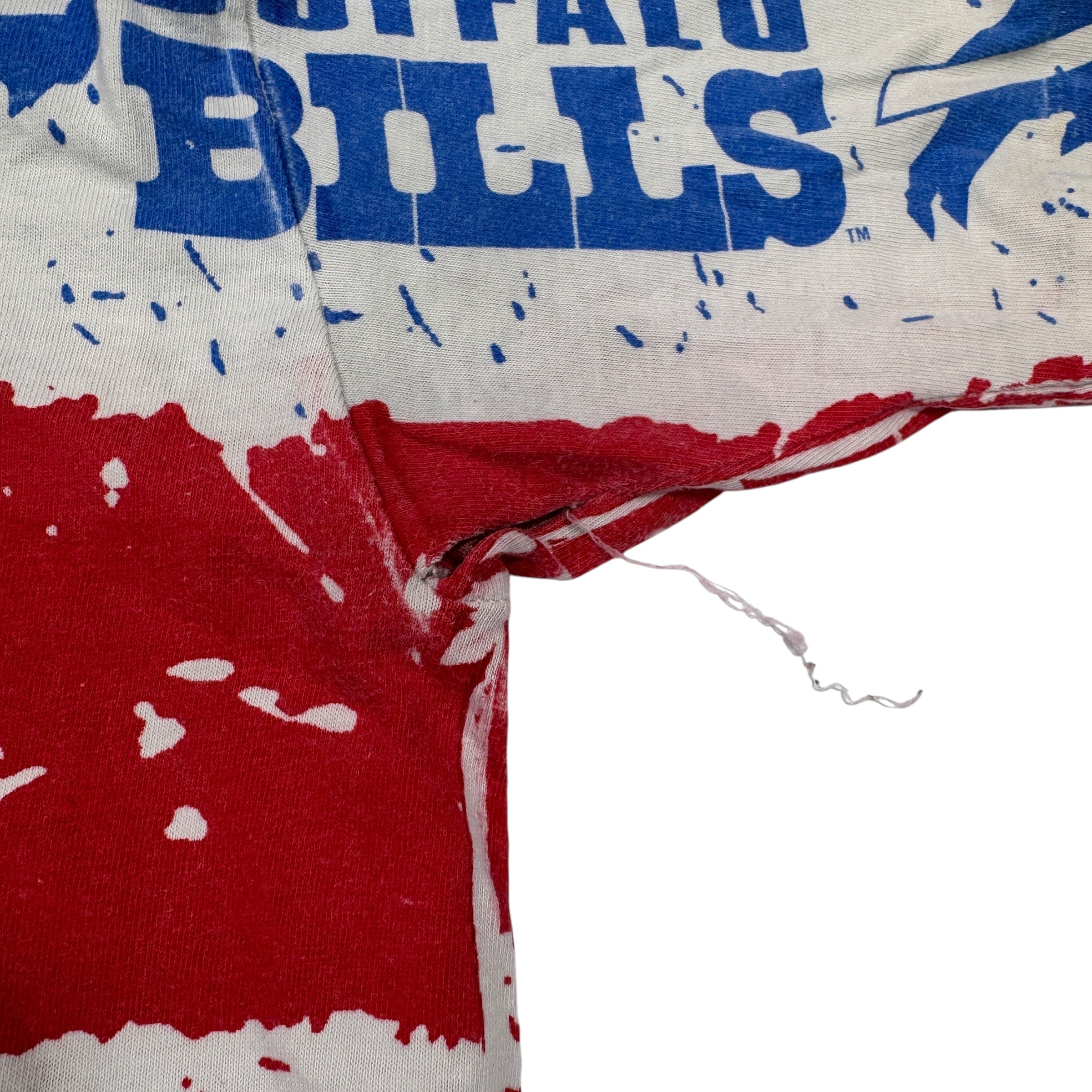 Vintage Buffalo Bills All Over Print Shirt Medium