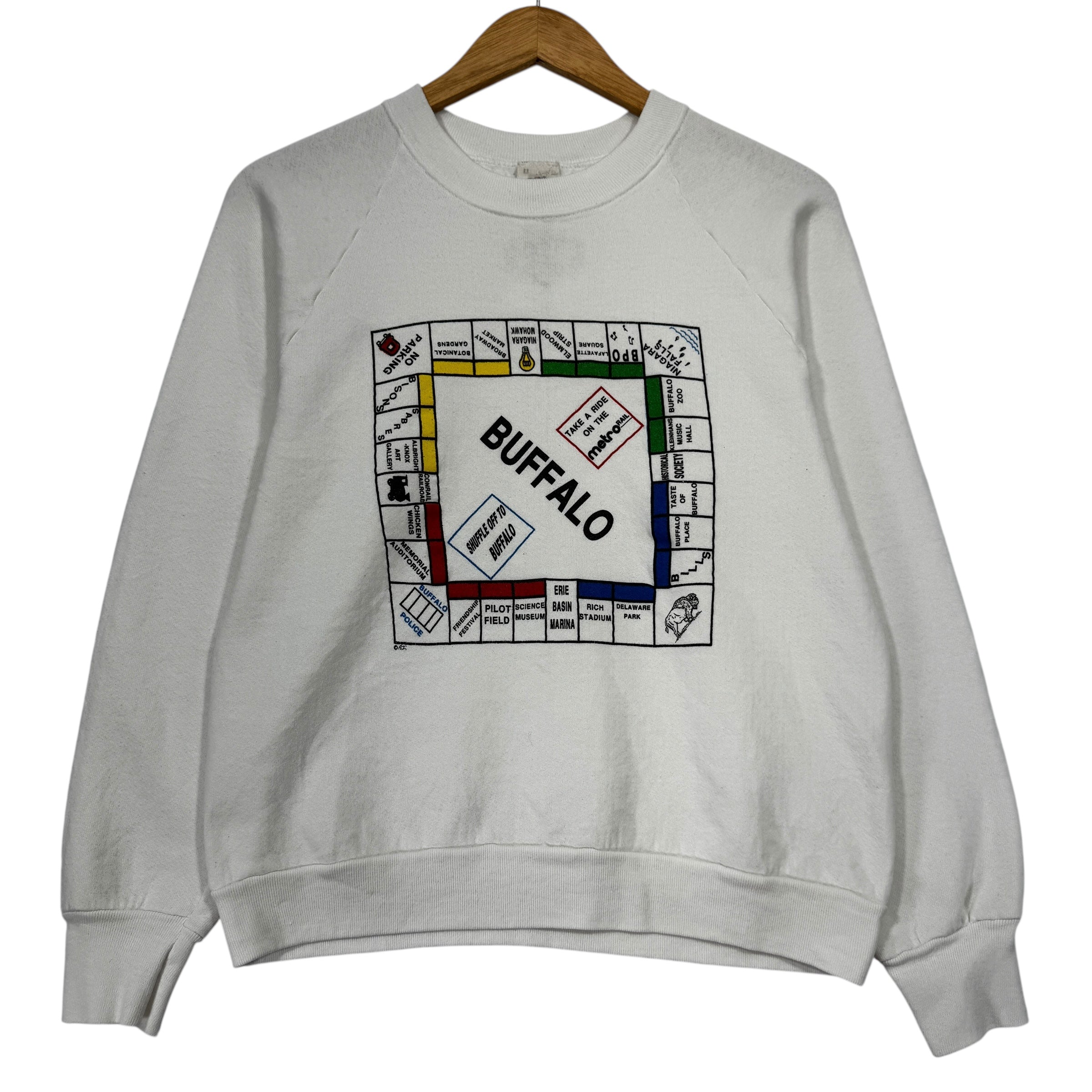 Vintage Buffalo Monopoly Crewneck Sweatshirt Small