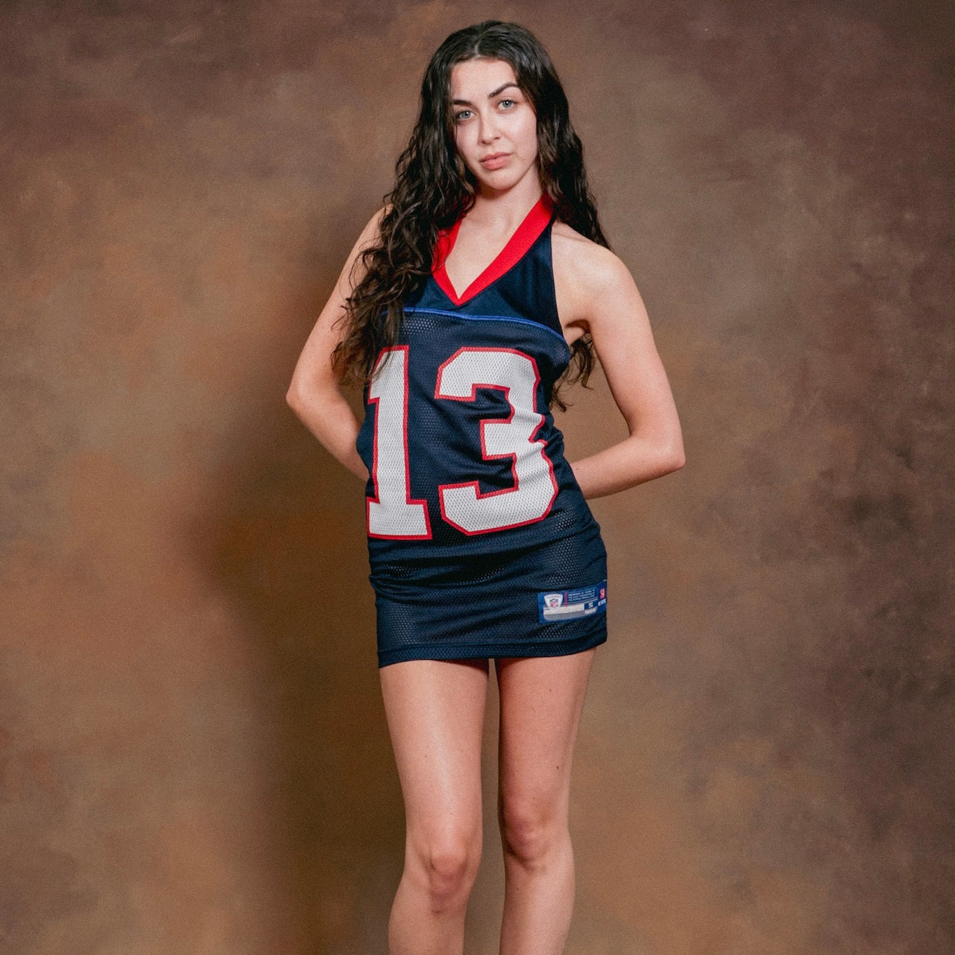 Vintage Buffalo Bills Upcycled Custom Jersey Dress Small