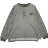 Vintage Buffalo Bills Henley Crewneck Sweatshirt Large