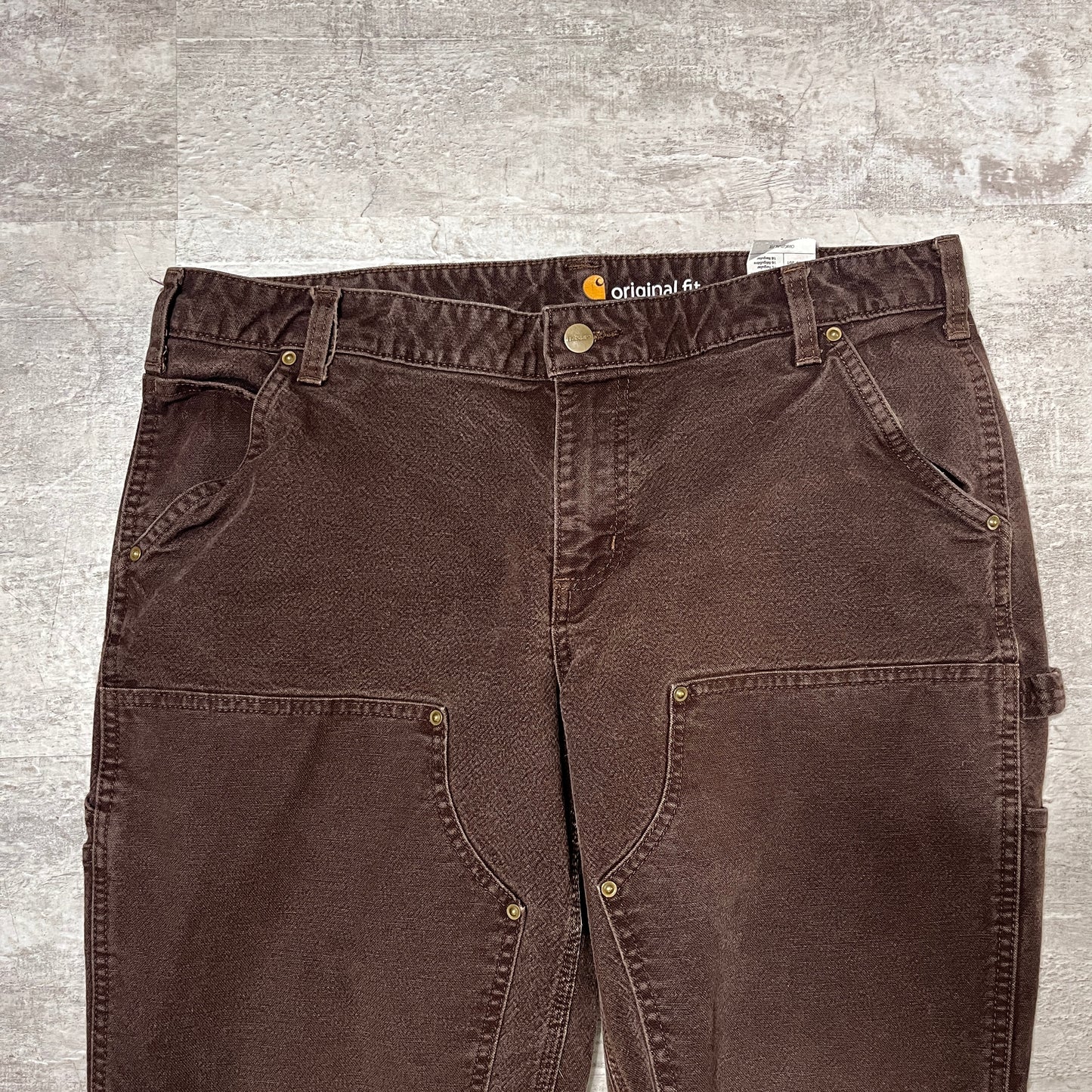 Carhartt Double Knee Brown Pants 38x32