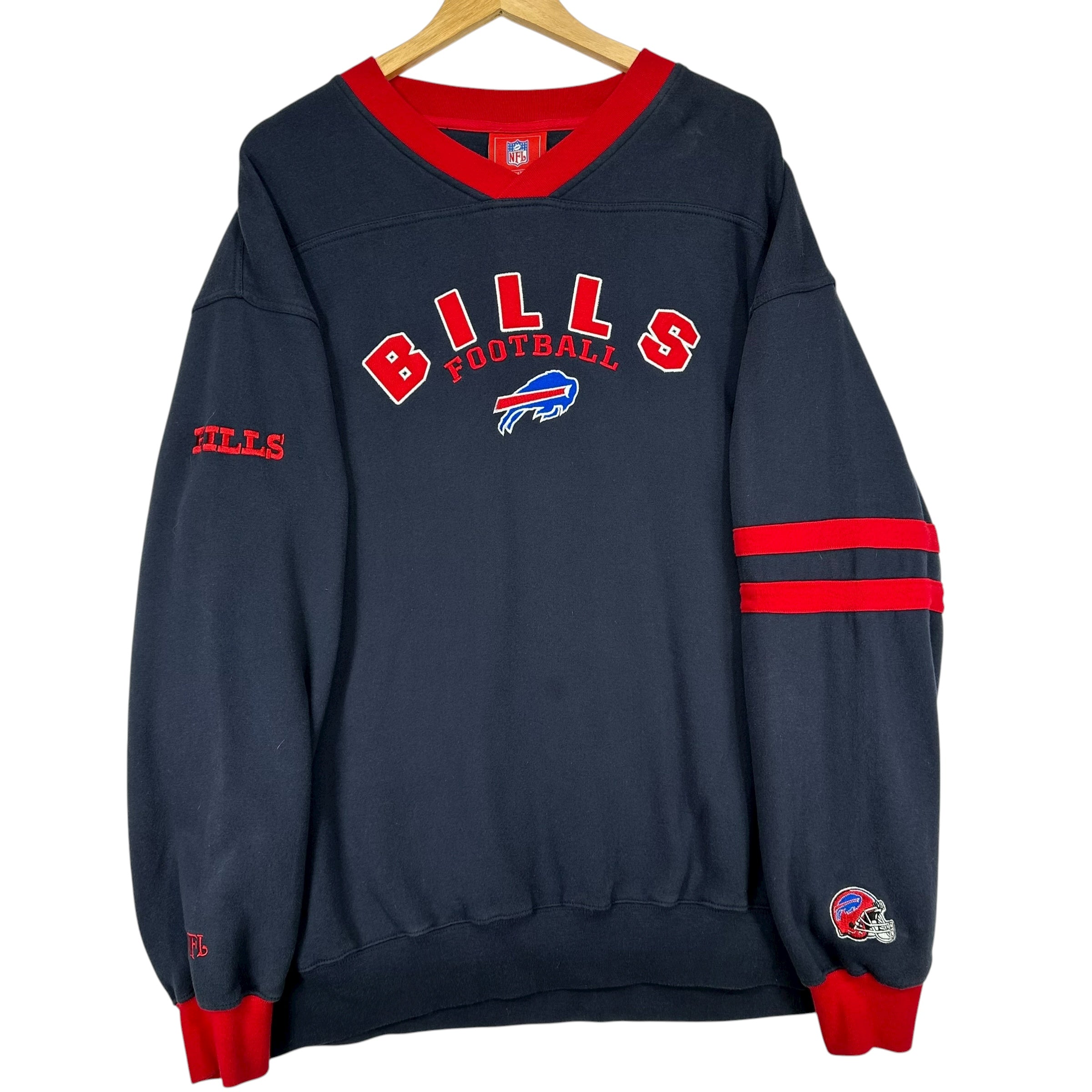 Vintage Buffalo Bills Embroidered Crewneck Sweatshirt XXL