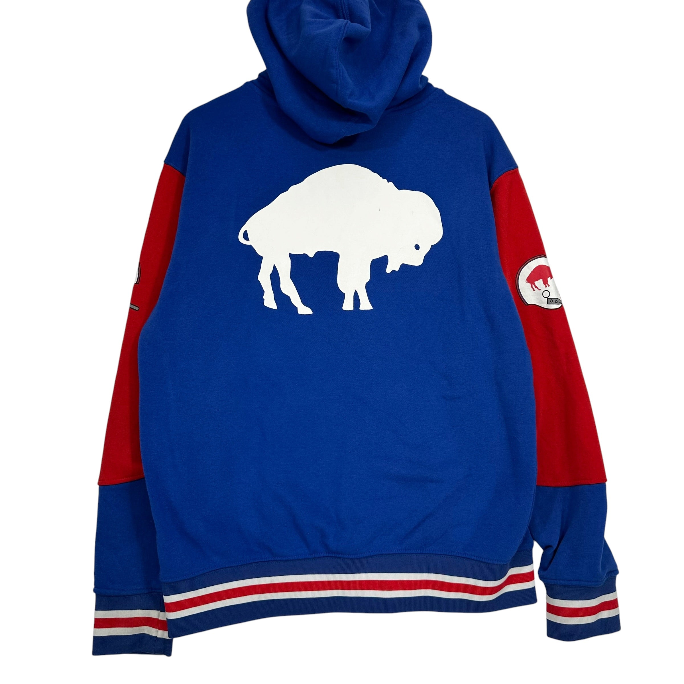 Buffalo Bills Zip Hoodie Sweatshirt Large