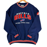 Vintage Buffalo Bills Embroidered Crewneck Sweatshirt Large