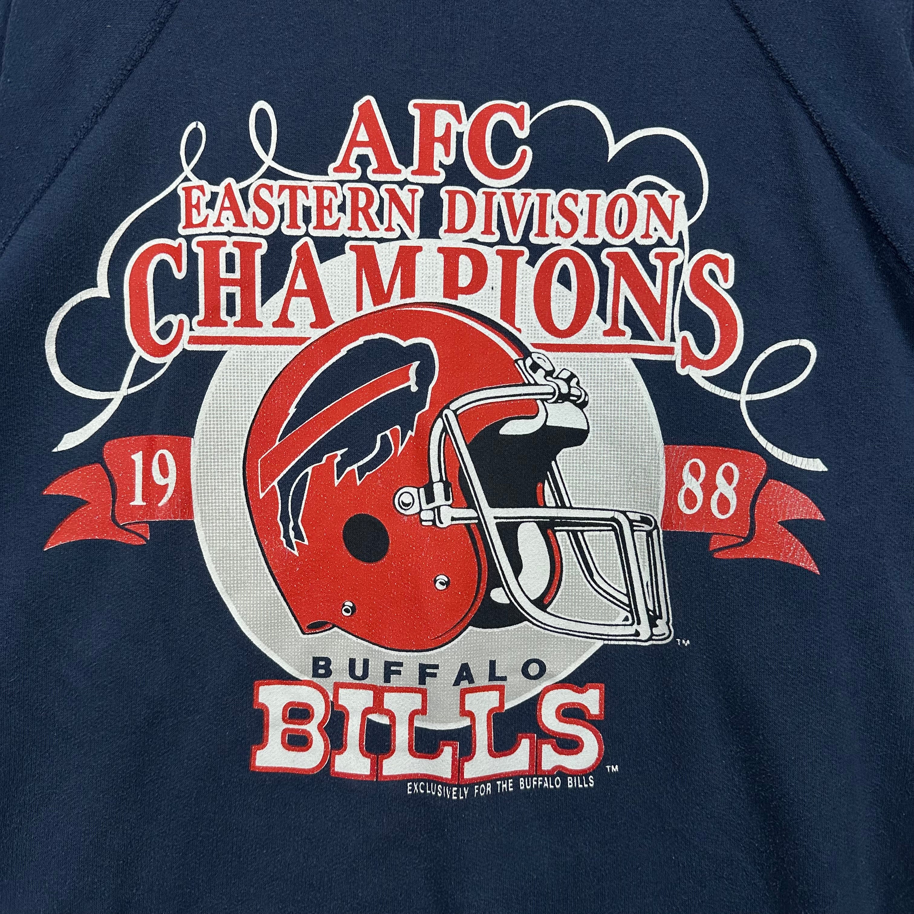 Vintage Buffalo Bills 1988 AFC East Champs Crewneck Sweatshirt XXL