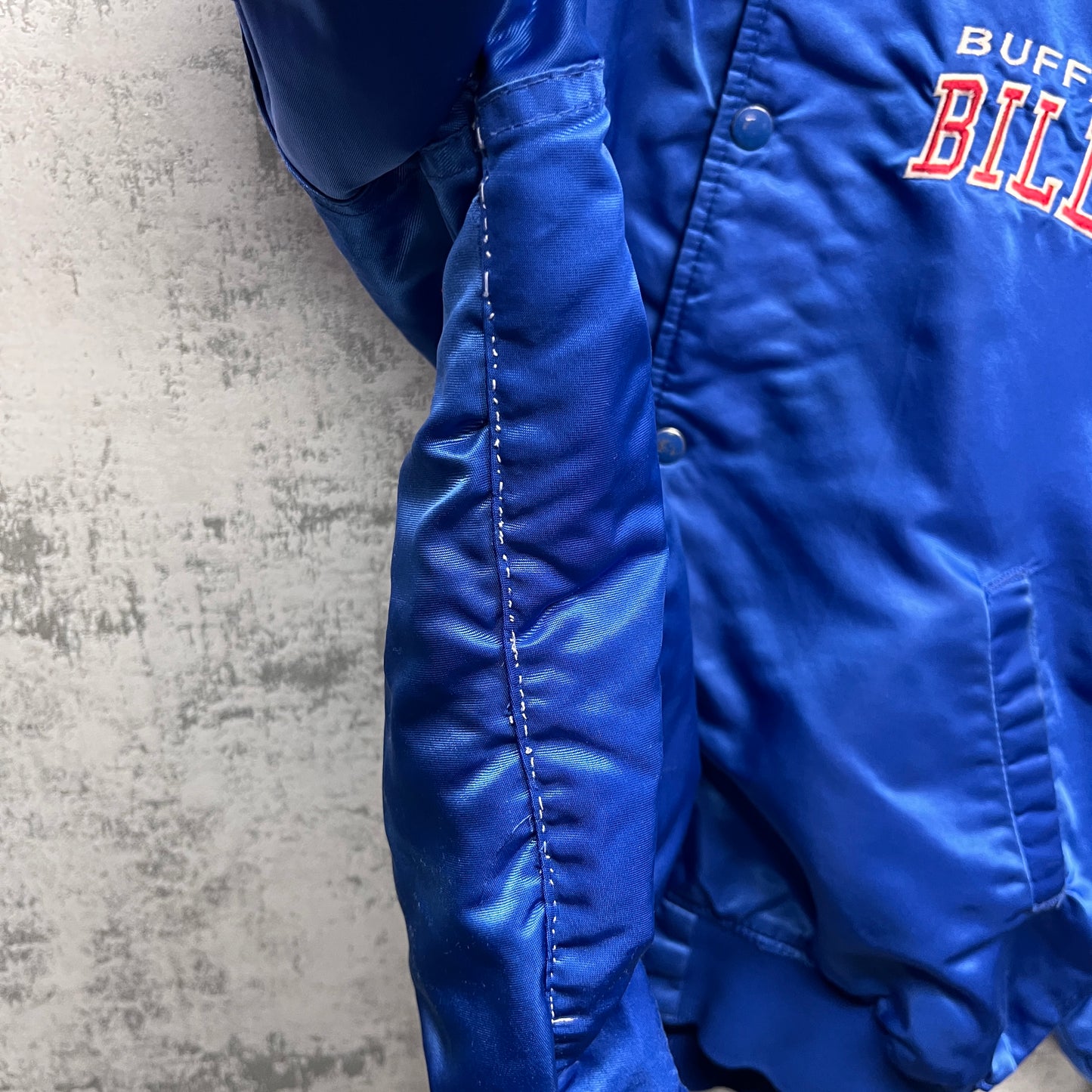 Vintage Buffalo Bills Starter Satin Jacket Large