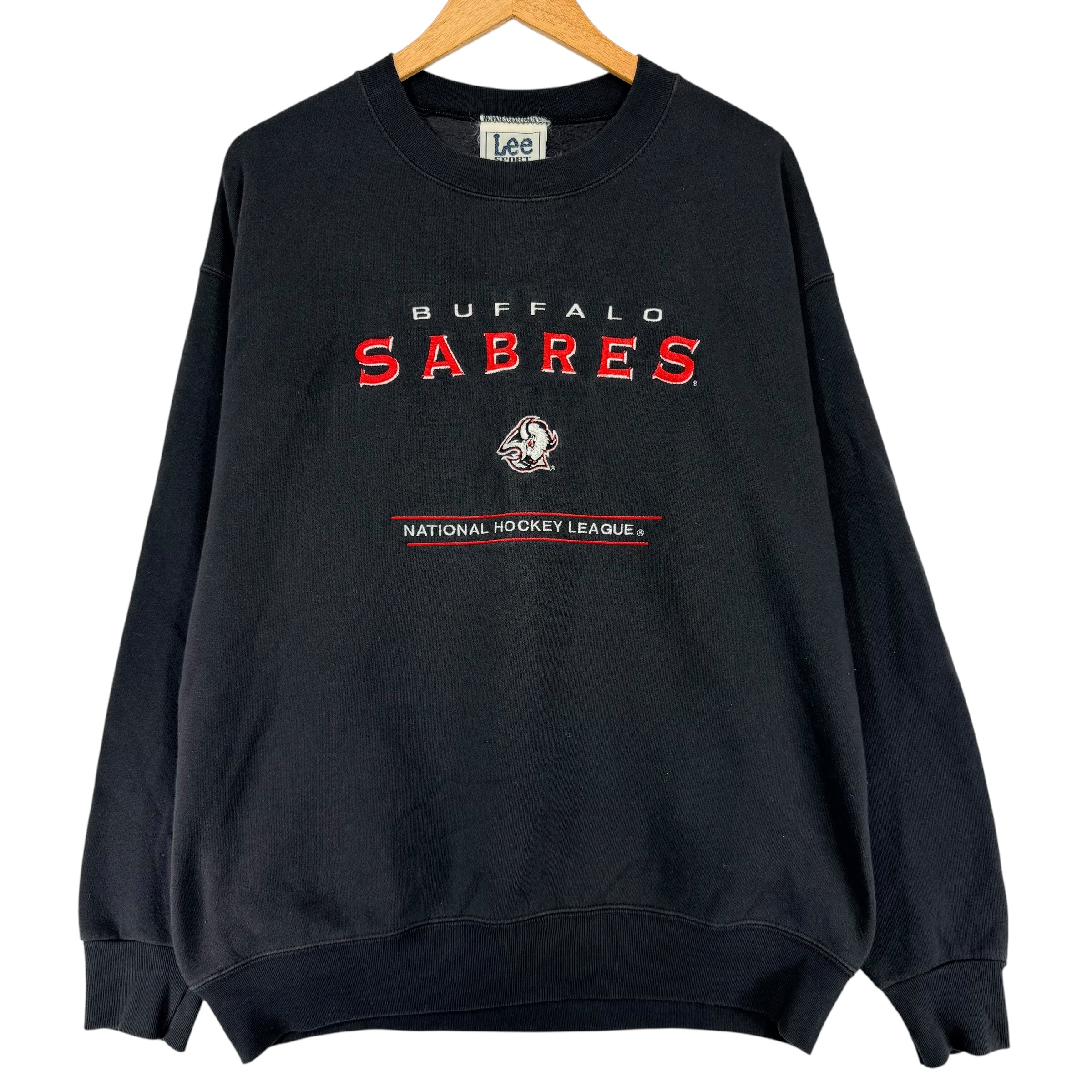 Vintage Buffalo Sabres Embroidered Crewneck Sweatshirt Large