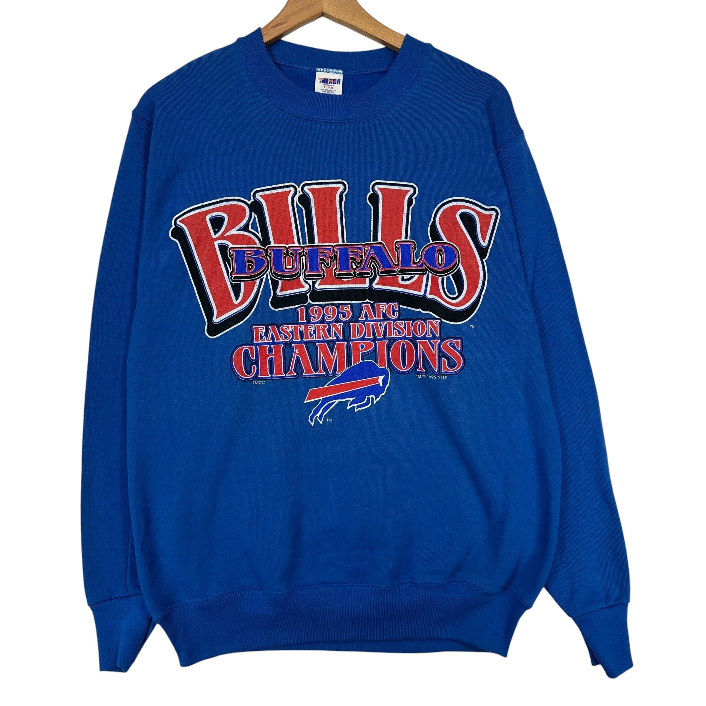 Vintage Buffalo Bills 1995 Division Champs Crewneck Sweatshirt Small