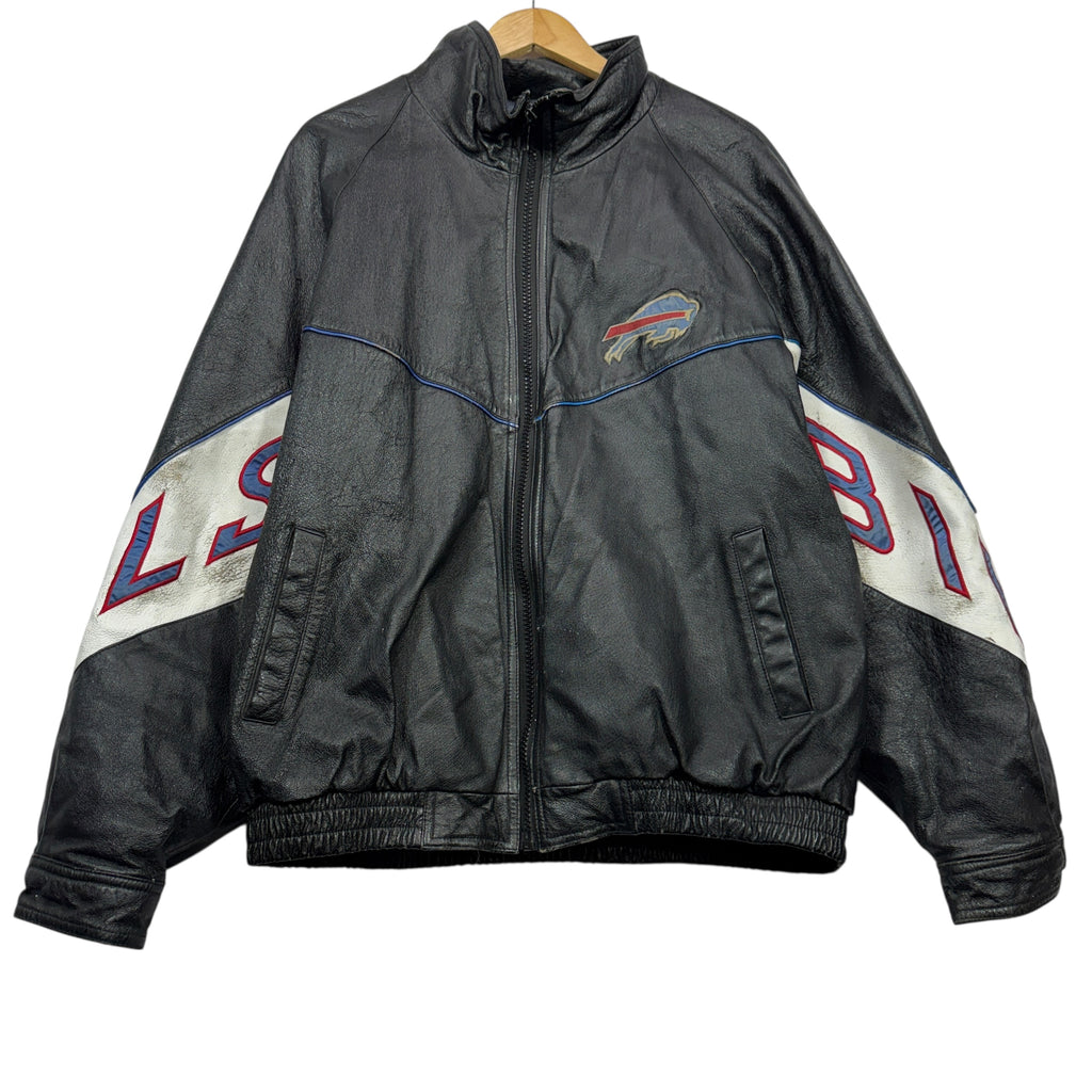 Vintage Buffalo Bills Leather Jacket XL