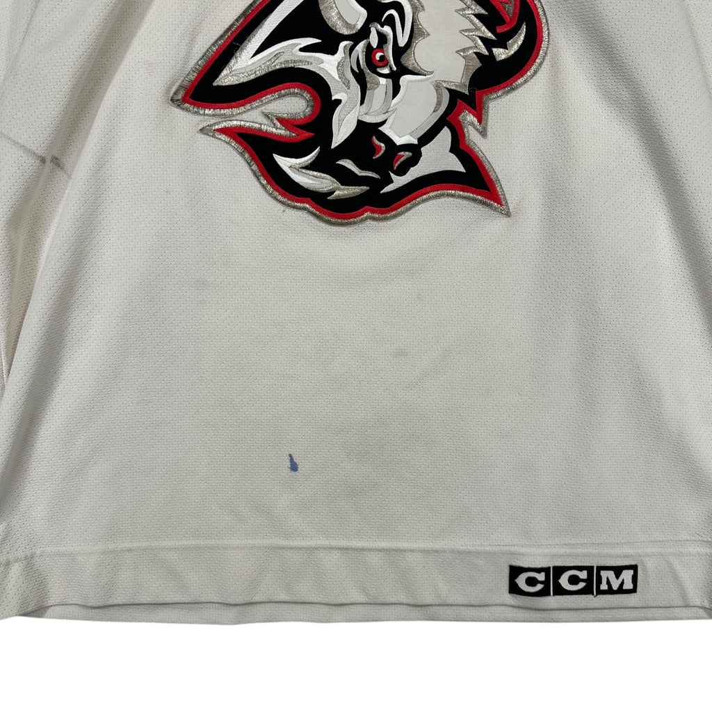 Vintage Buffalo Sabres White Practice Jersey