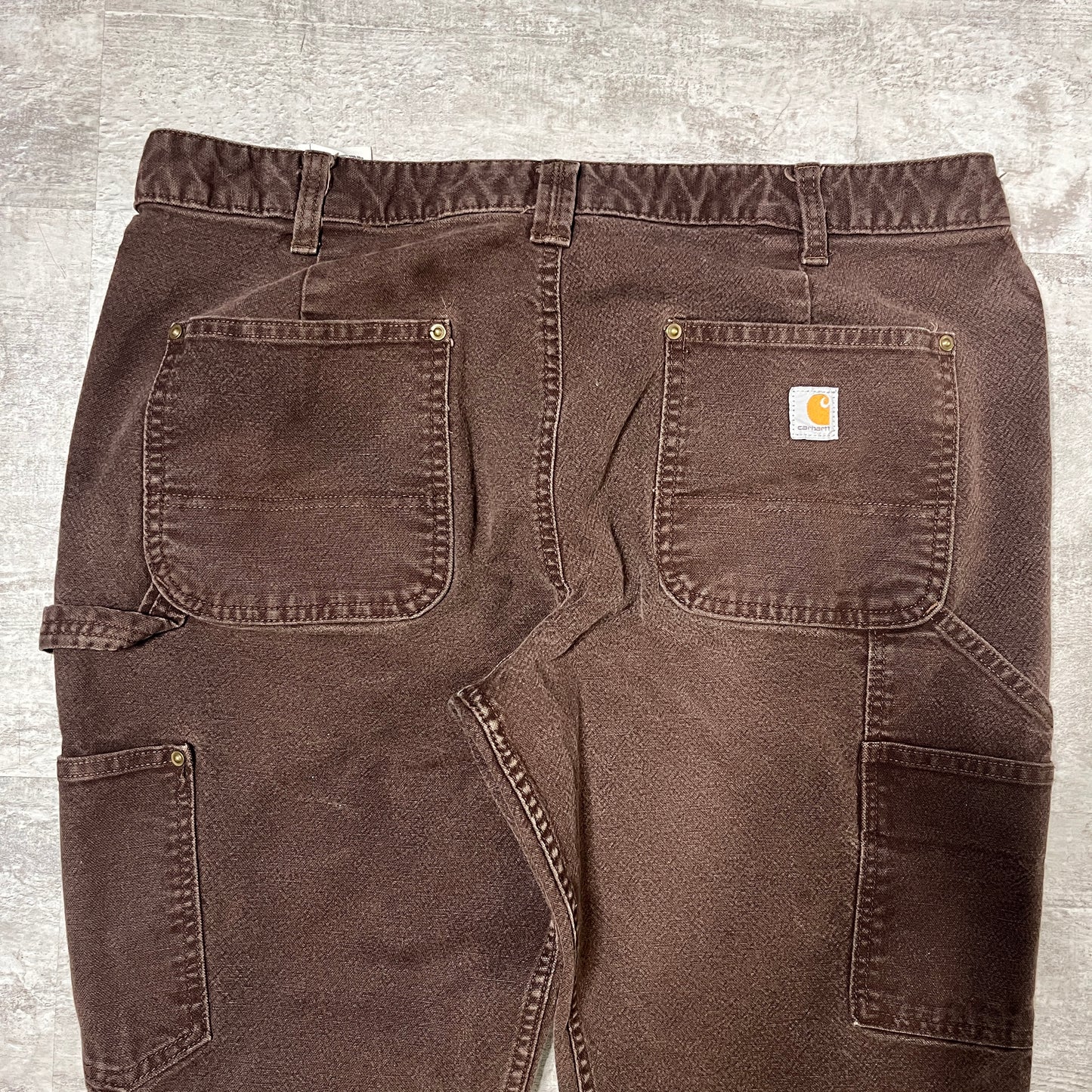 Carhartt Double Knee Brown Pants 38x32