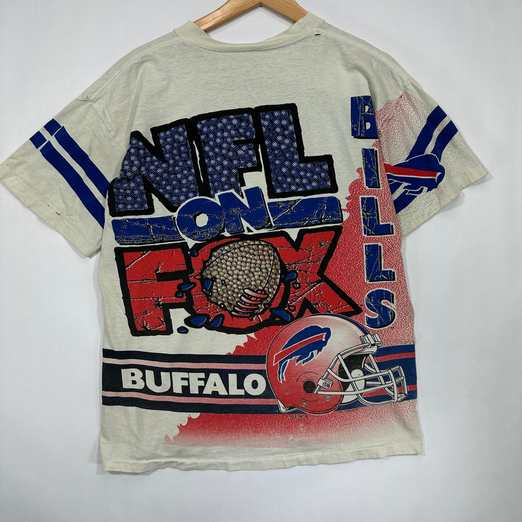 Vintage Buffalo Bills All Over Print Shirt Large