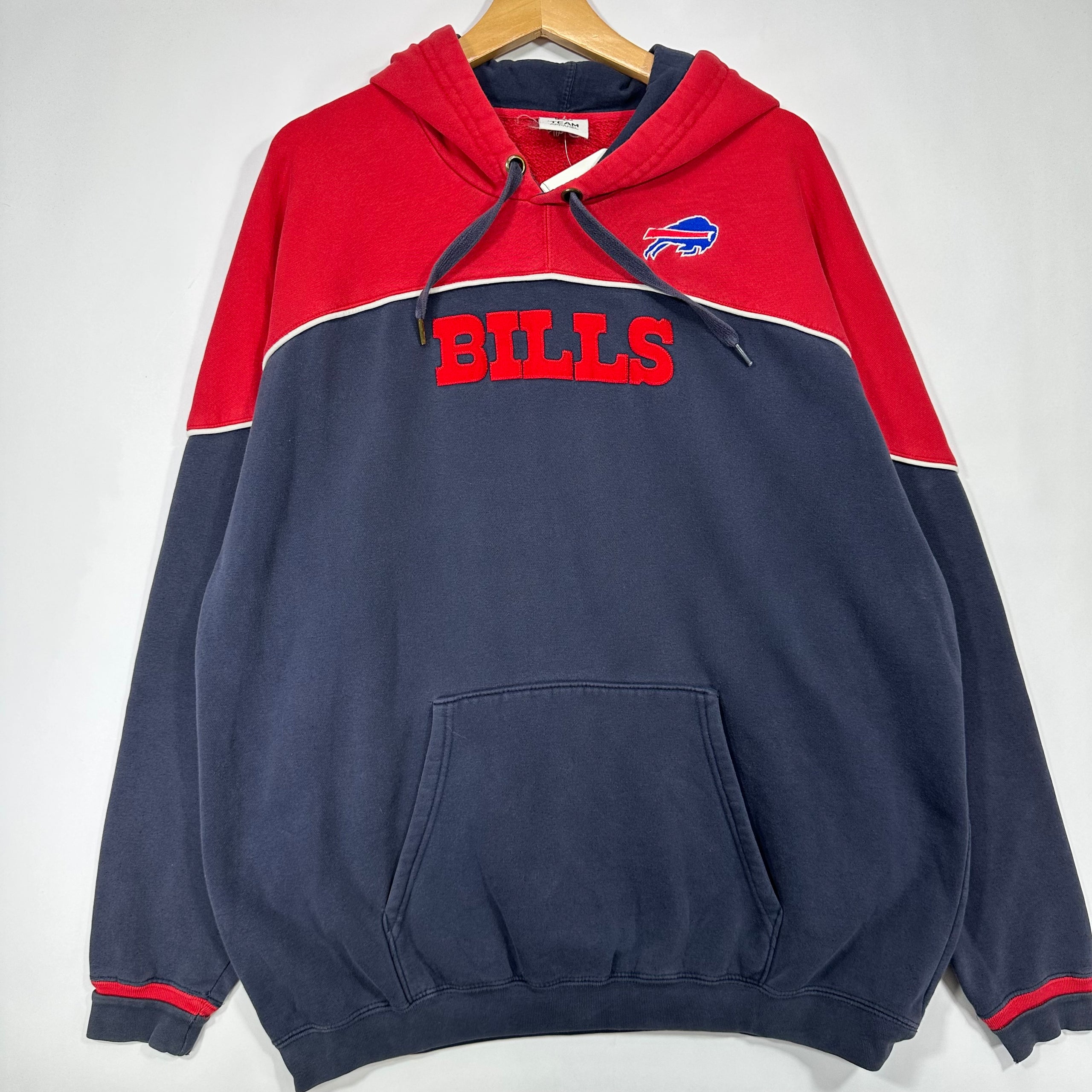 Vintage Buffalo Bills Embroidered Hoodie Sweatshirt XXL