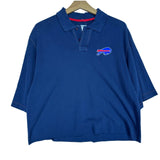 Vintage Buffalo Bills Cropped Polo Shirt Medium